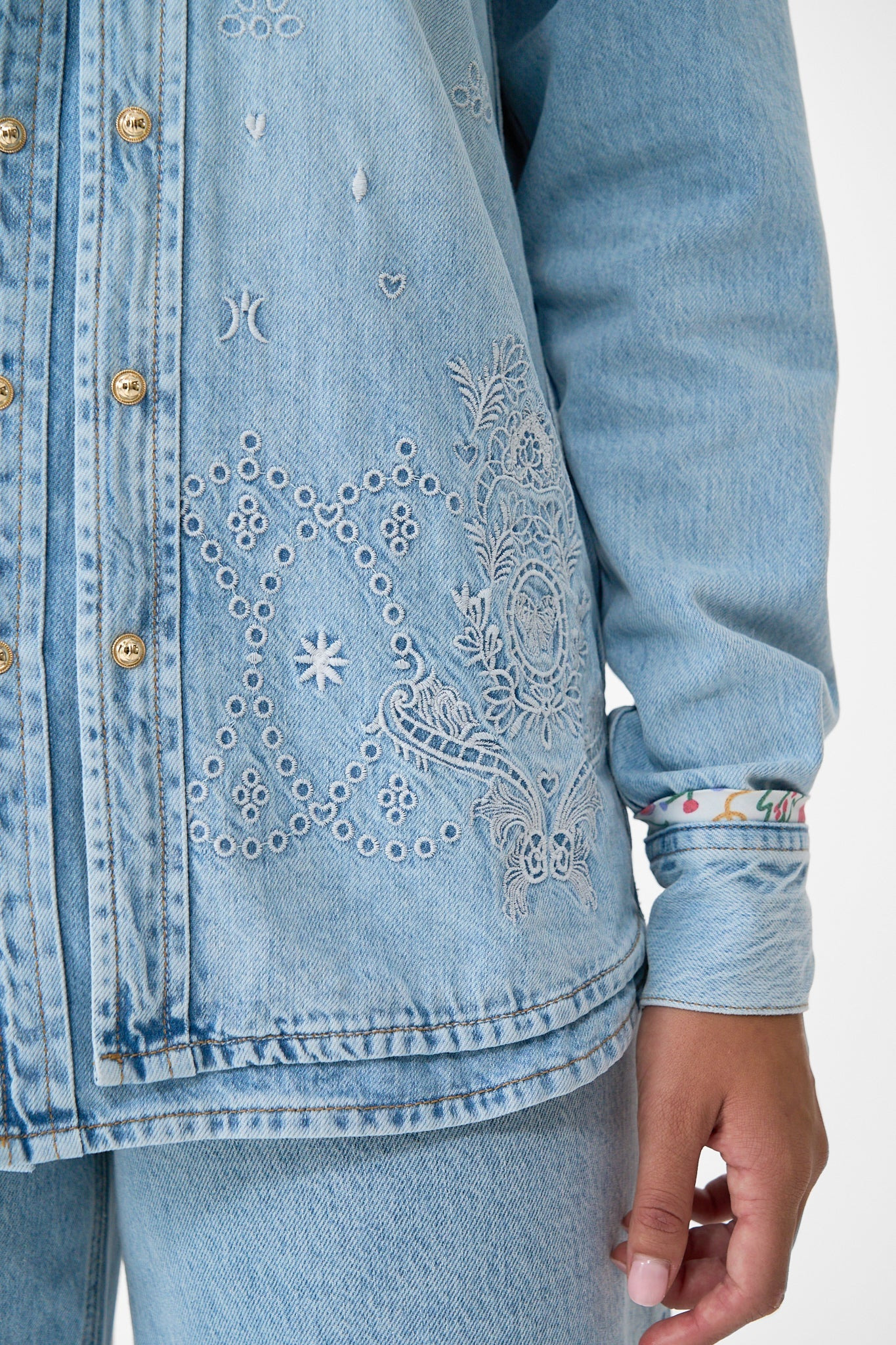 SOPHY KITSCH STITCH RELAXED SHIRT - 5