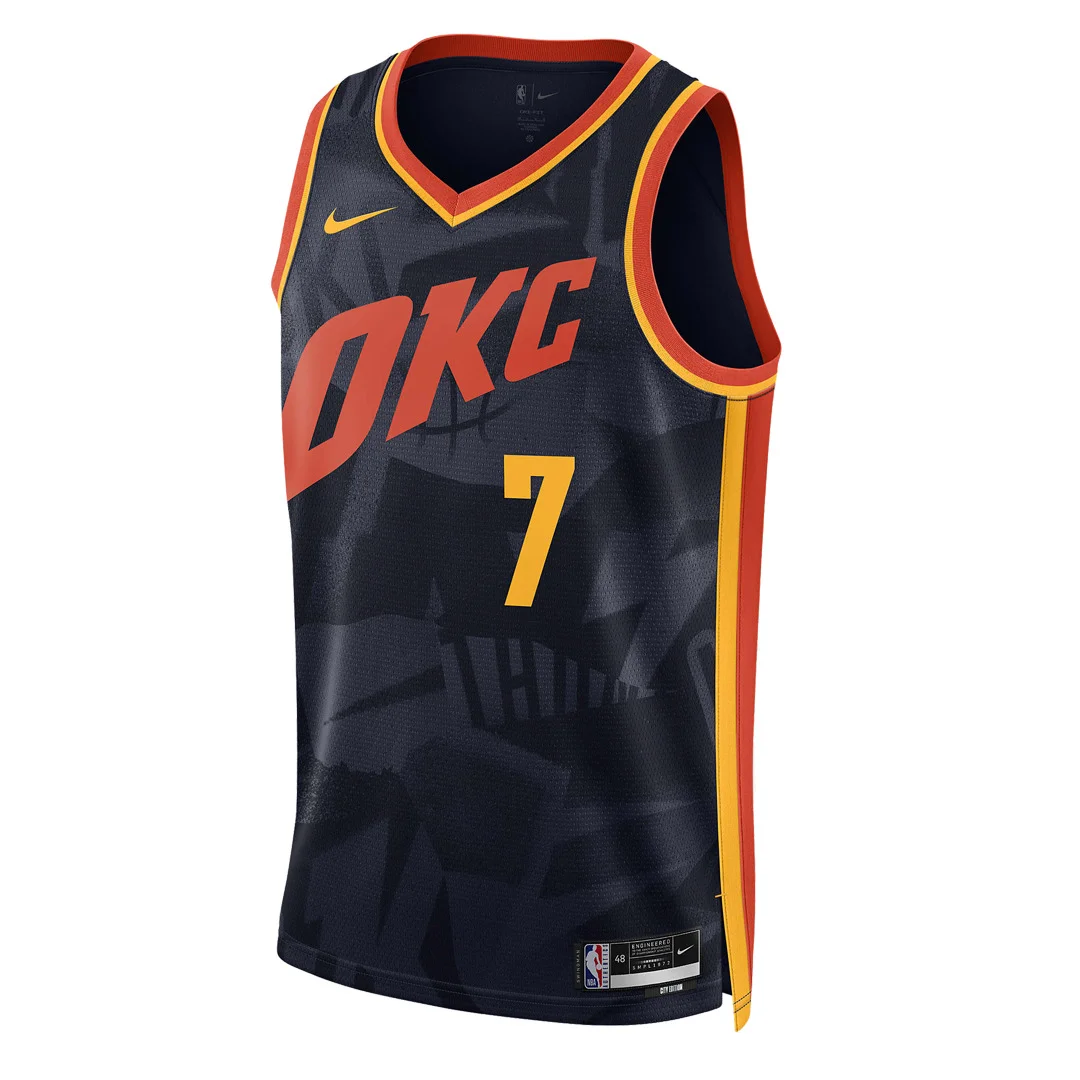Nike Dri-FIT NBA Swingman 저지 2023/24 City Edition 'Oklahoma City Thunder Chet Holmgren' DX8513-4 - 1