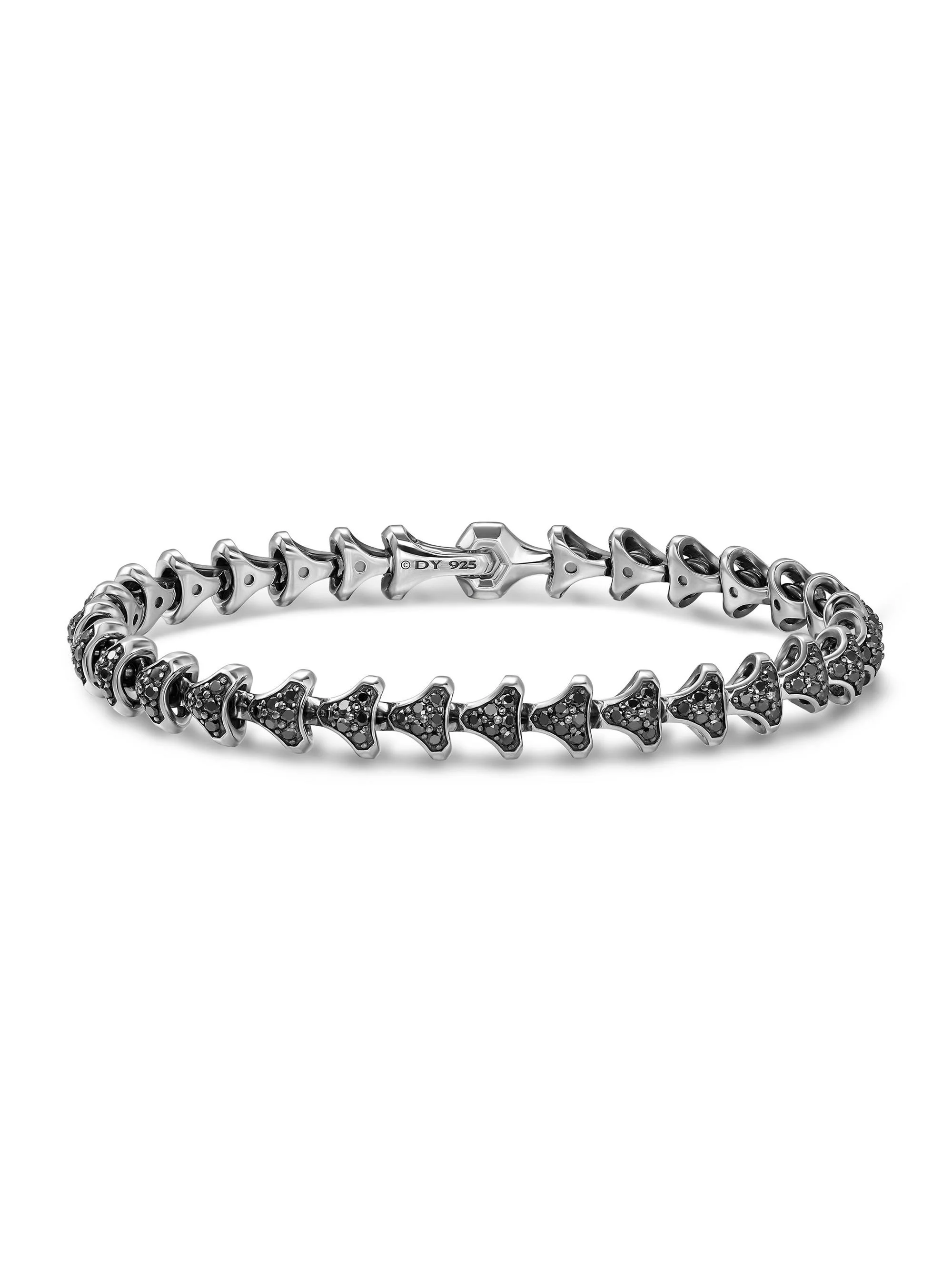 Men's Armory Link Bracelet - Black Diamond - 1