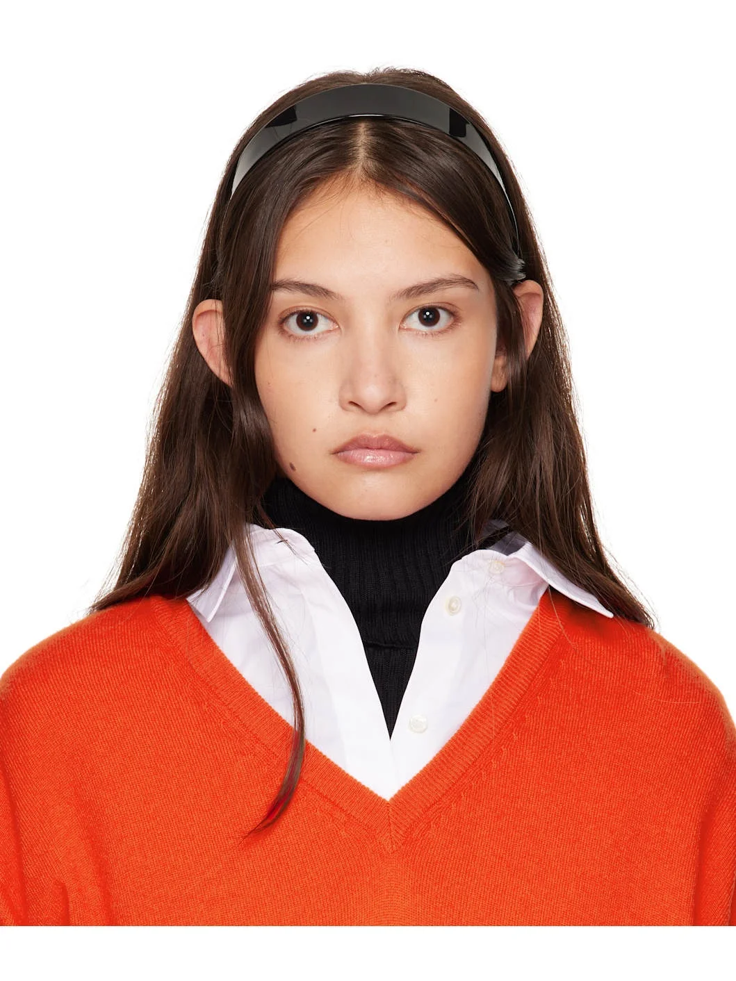 Black Thin Bessette Headband - 1