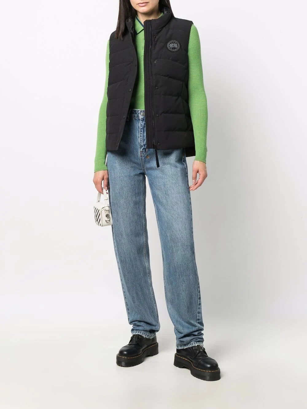 feather-down padded gilet - 2