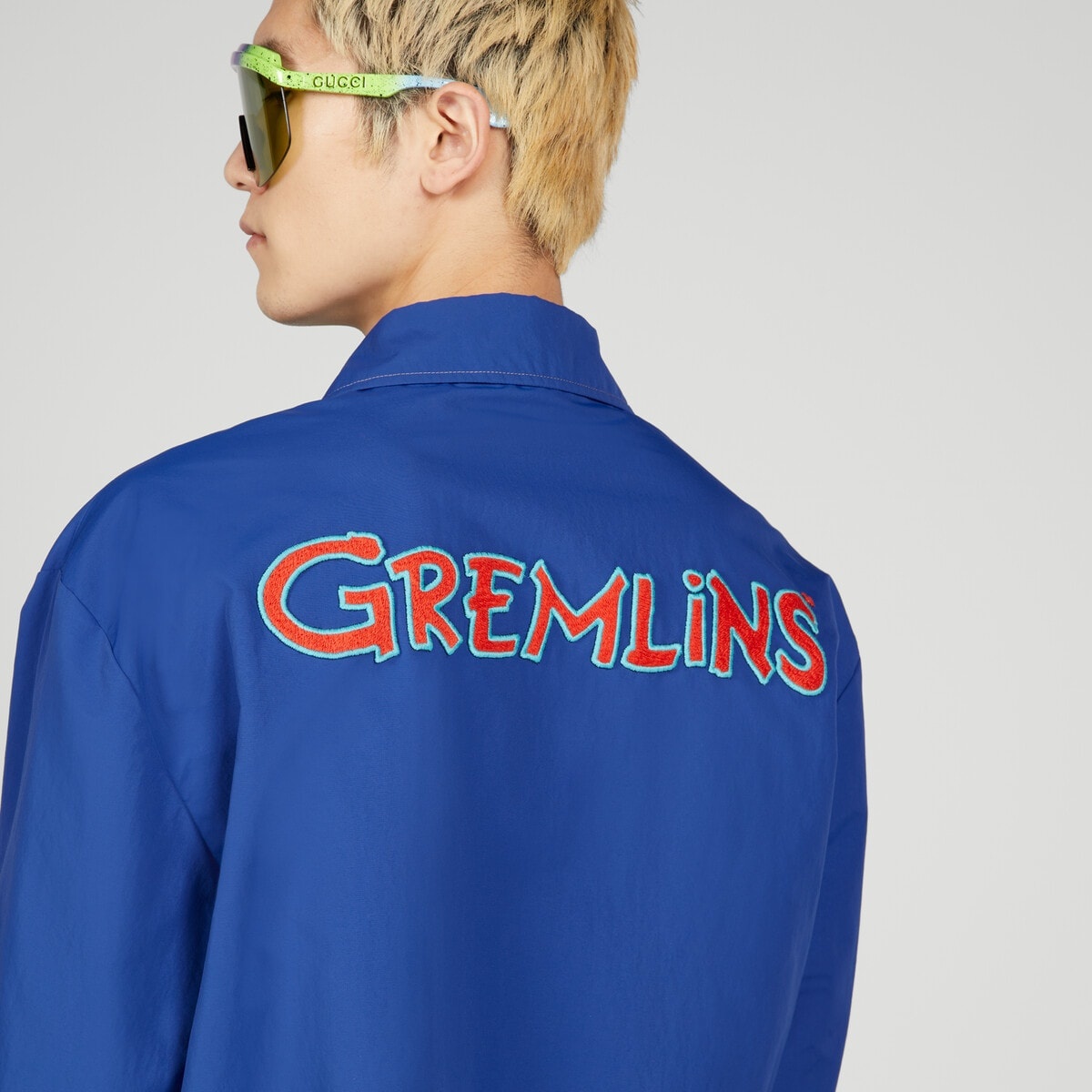 【関税込み】gucci 'Gremlins' jacket GUCCI Nylon jacket with 'Gremlins' patch | REVERSIBLE