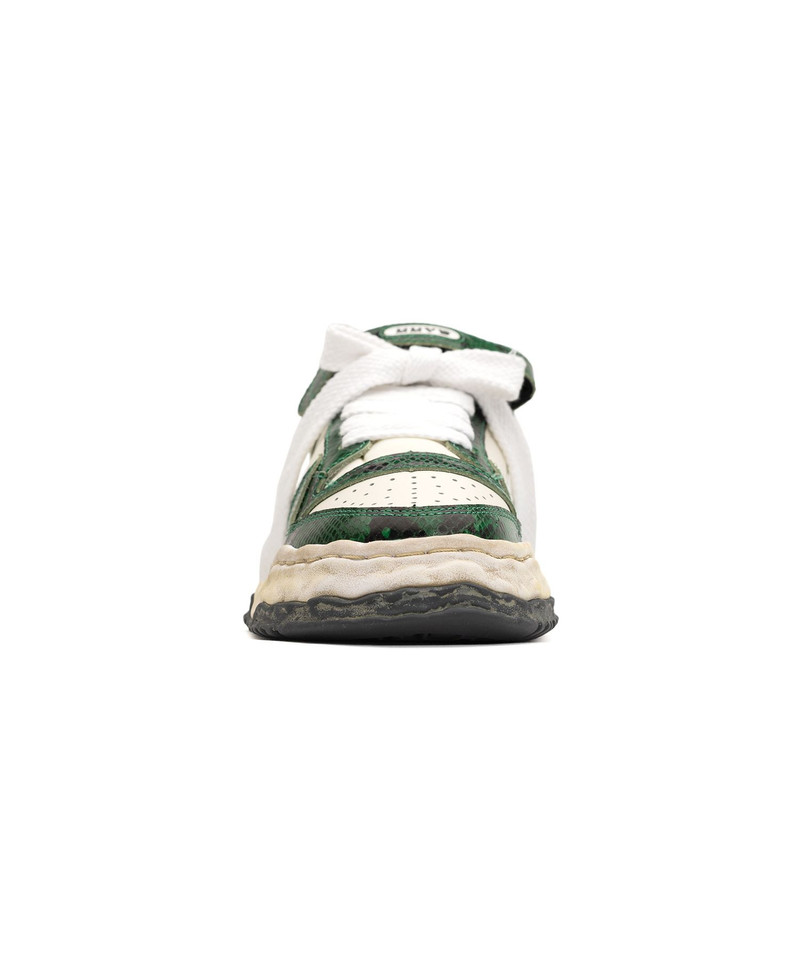 "KEITH" OG Sole Python Printed Leather Low-top Sneaker 26