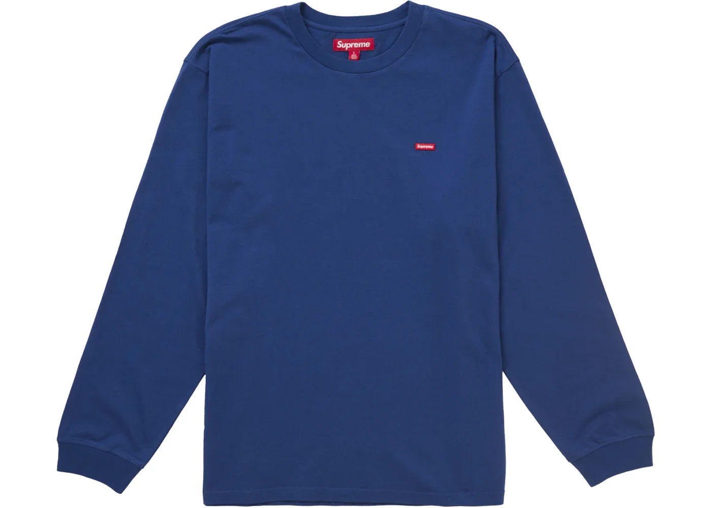 Supreme Supreme Small Box L/S Tee (SS25) Dark Royal | REVERSIBLE