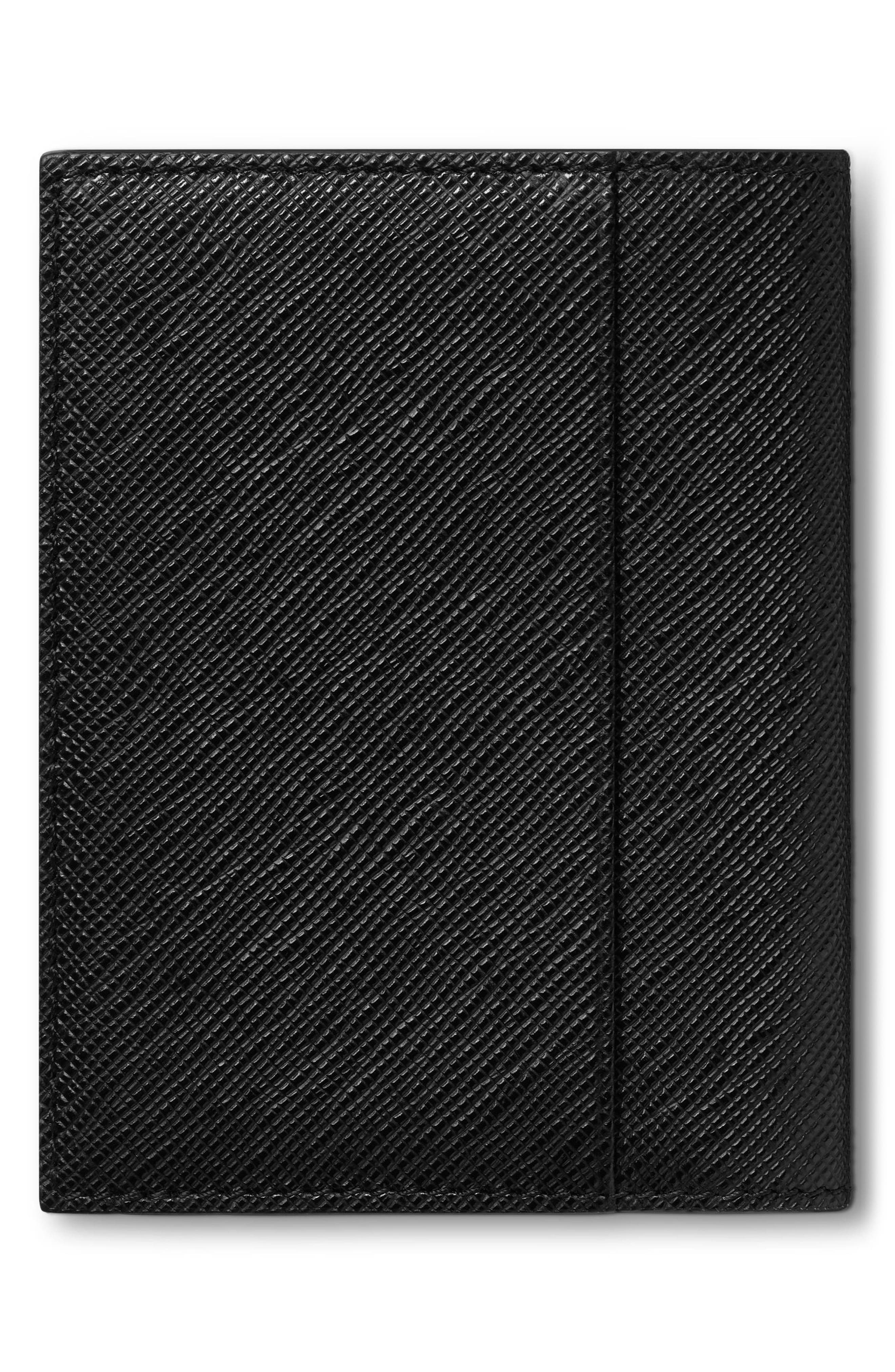 Montblanc Sartorial Leather Bifold Card Holder in Black at Nordstrom - 4