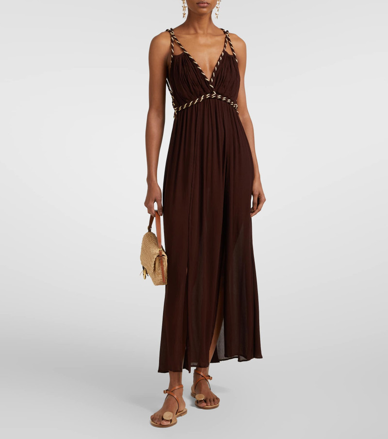 Poupette St Barth Collette open-back maxi dress outlook