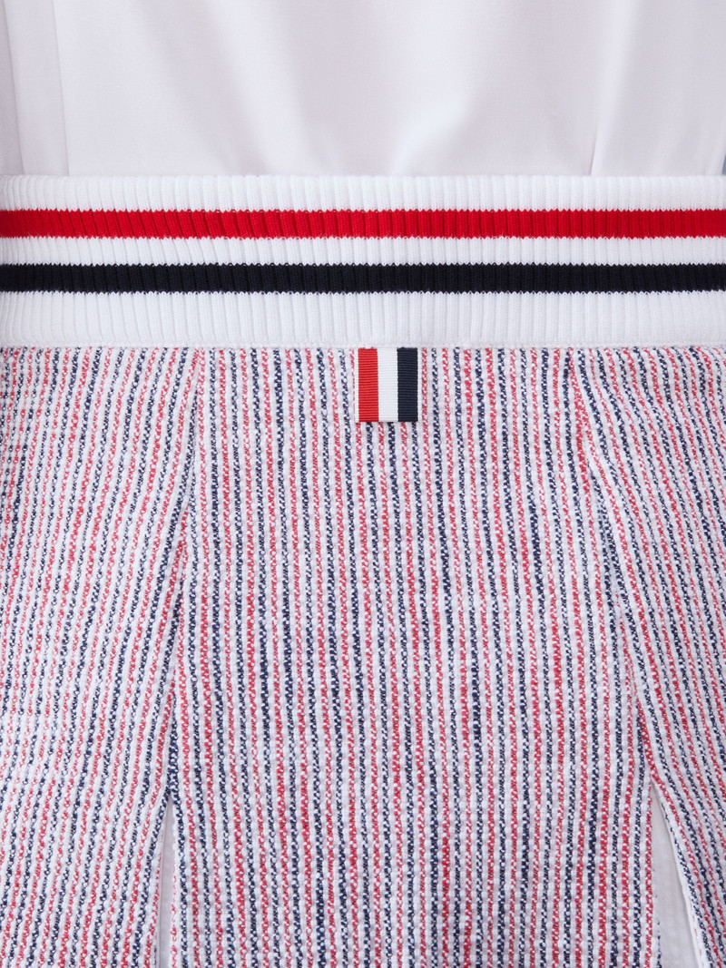 tweed seersucker pleated skirt 6