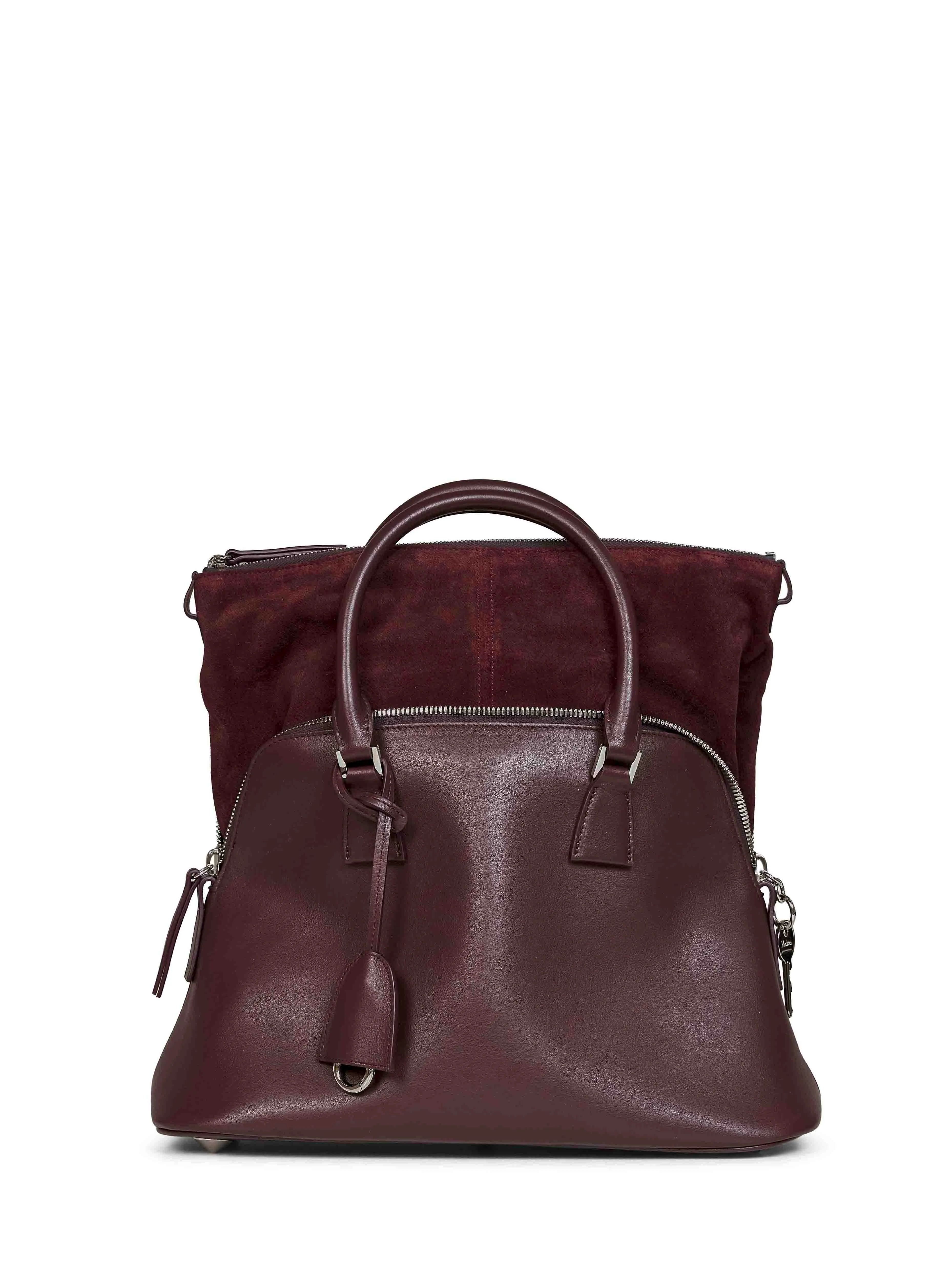 Burgundy 5AC Soft Medium handbag - 1