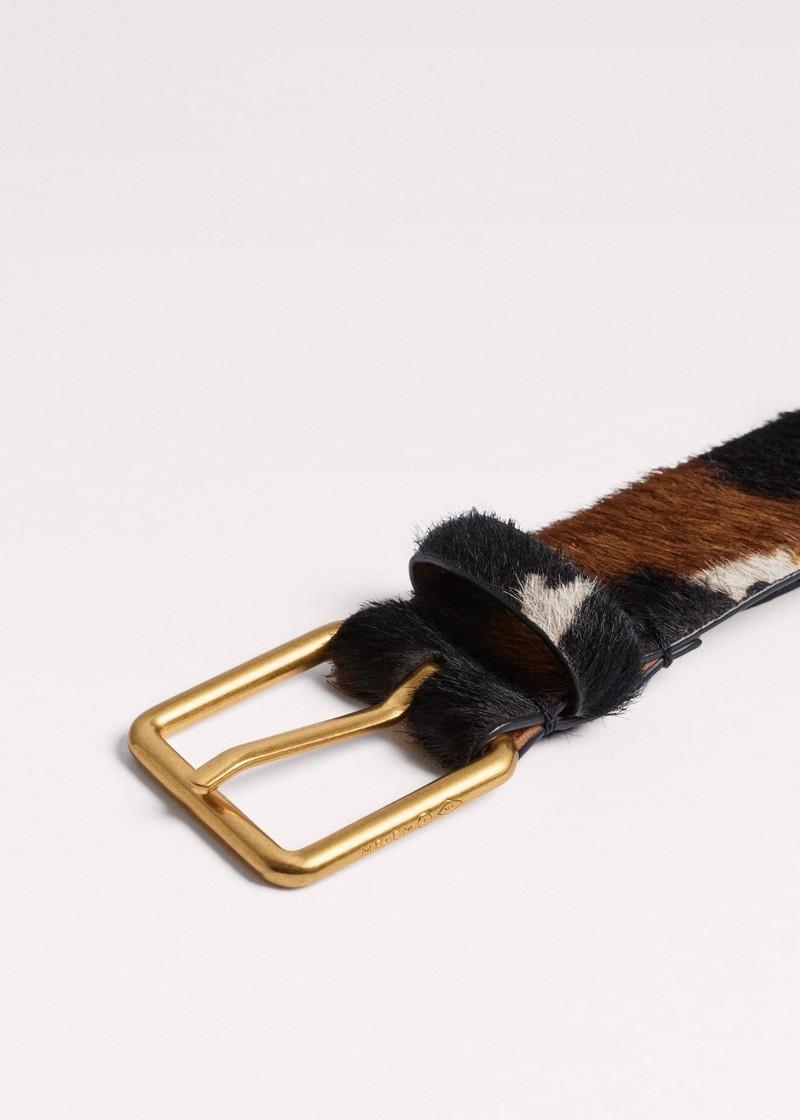 Cow Print Belt 4