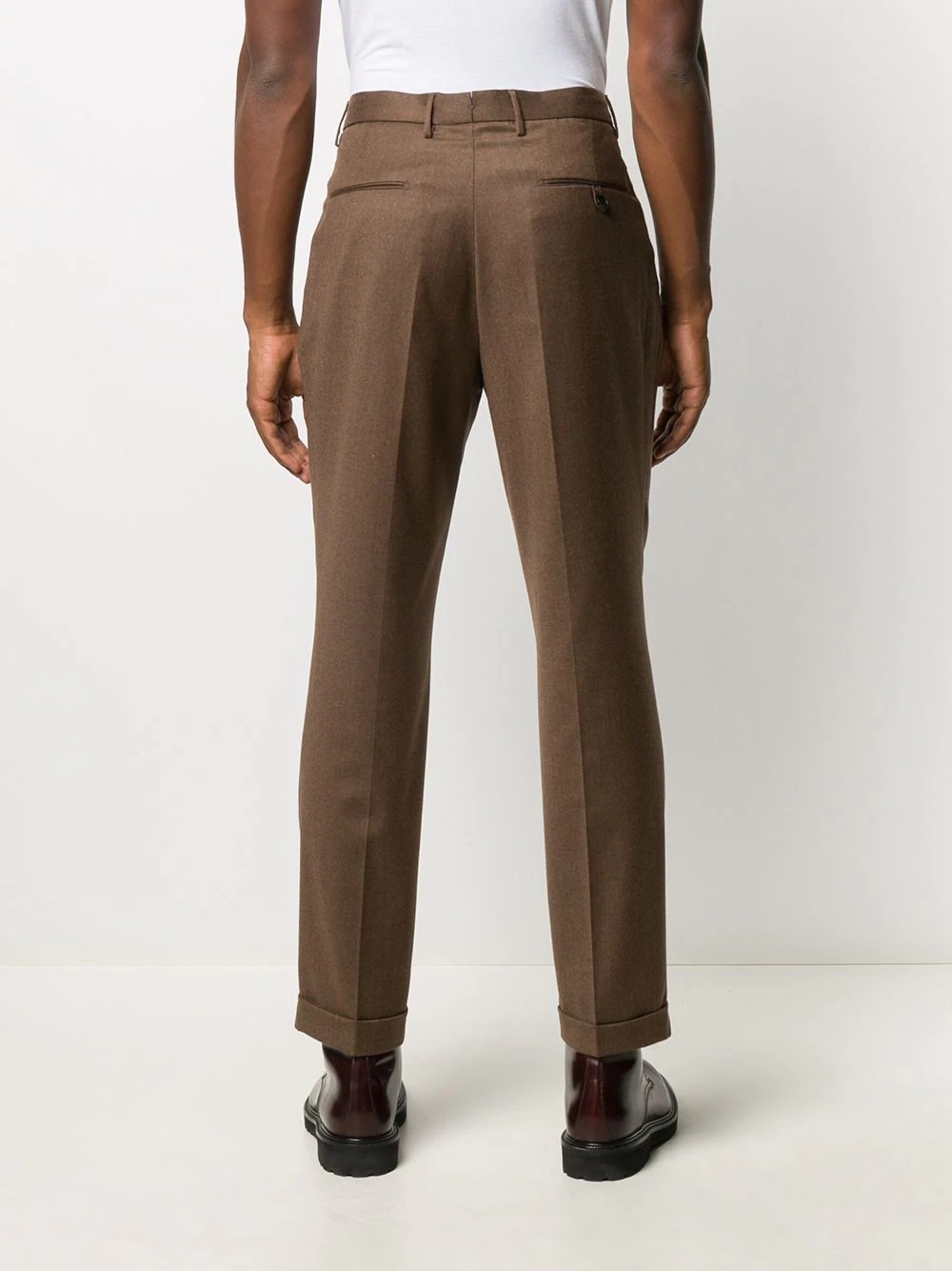 mid-rise tailored trousers - 4