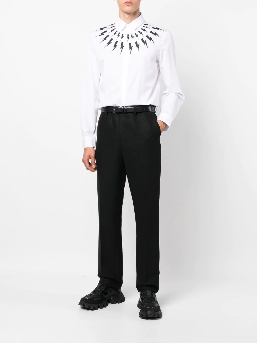 Thunderbolt print shirt - 2