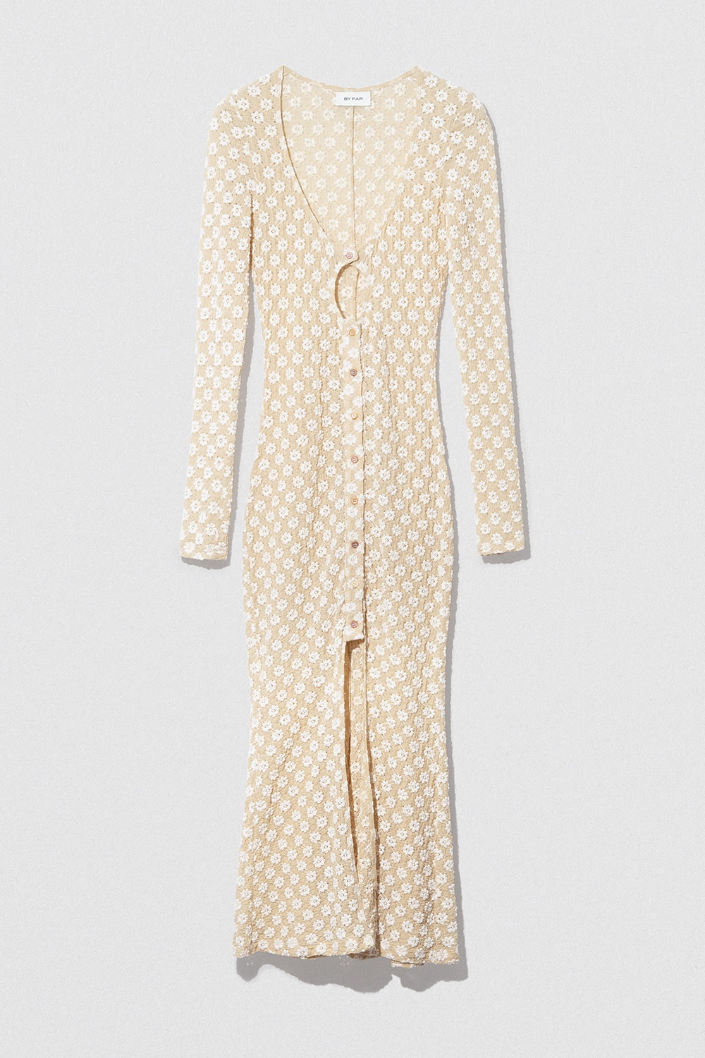 RUBI DRESS BEIGE FLORAL LACE - 2