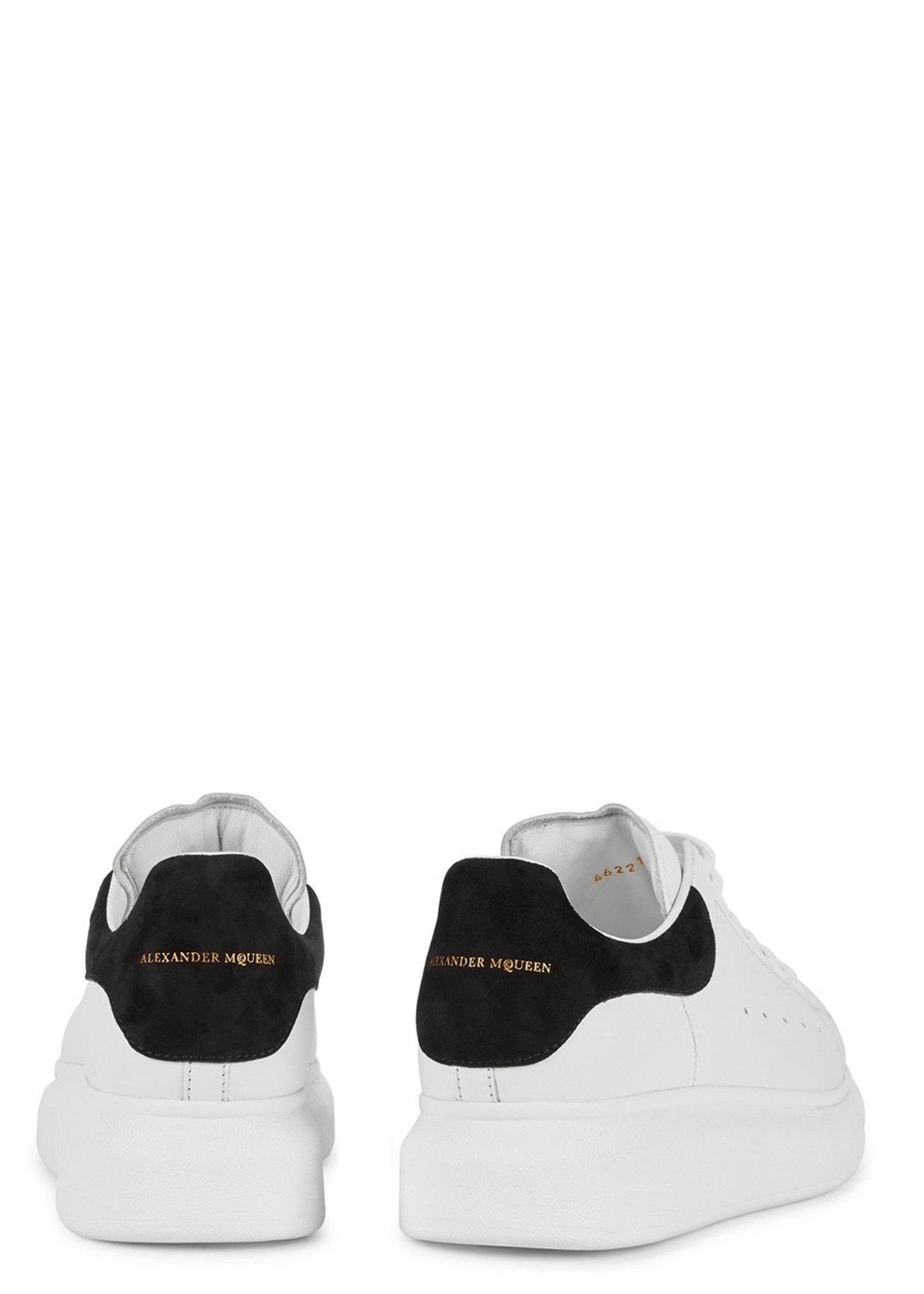 Alexander McQueen Oversized white leather sneakers | REVERSIBLE