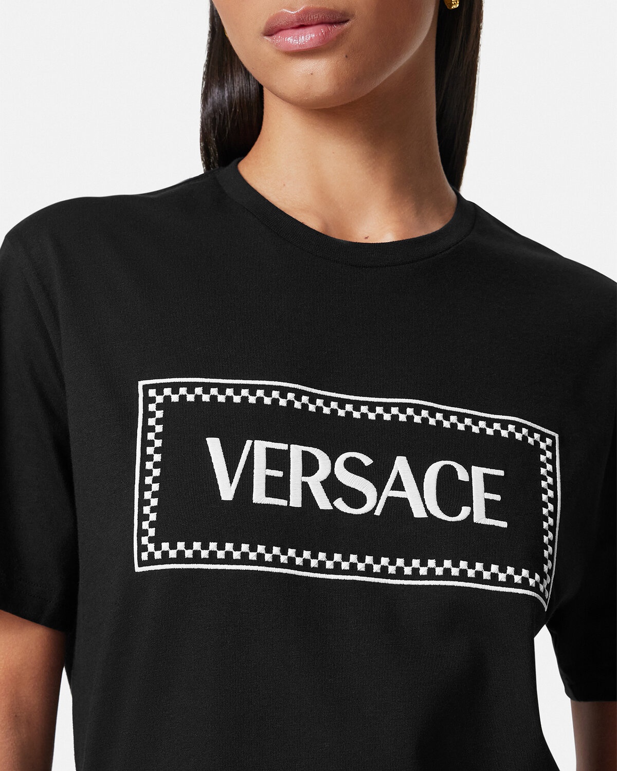 Embroidered '90s Vintage Logo T-Shirt - 3