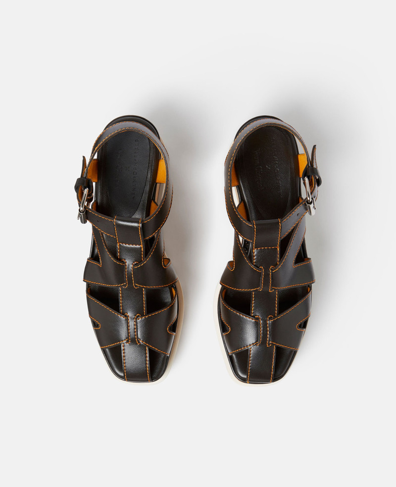 Elyse Veuve Clicquot Platform Sandals 4