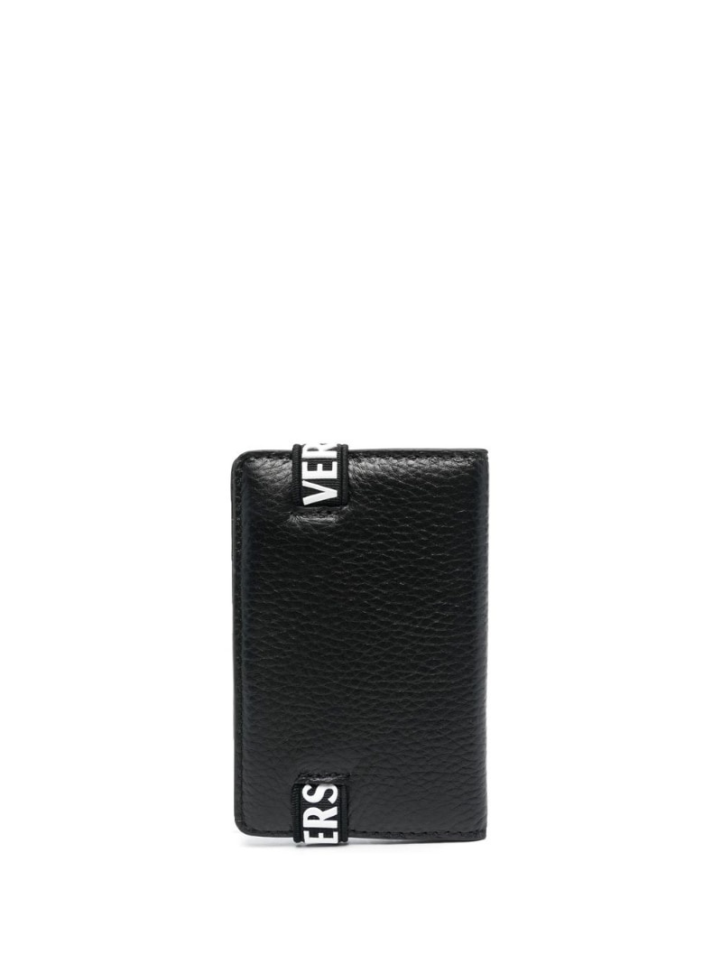 logo-lettering bi-fold leather wallet - 2