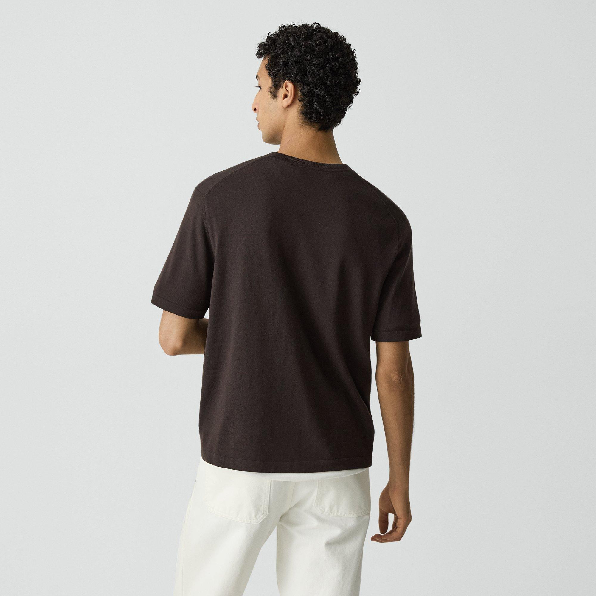 Relaxed Sweater Tee in Regal Wool - 4