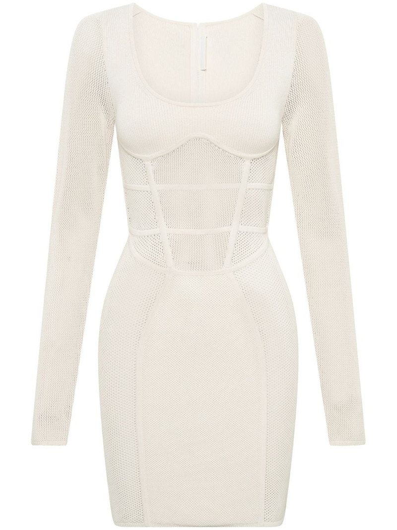 Sport crochet-knit mini dress - 1