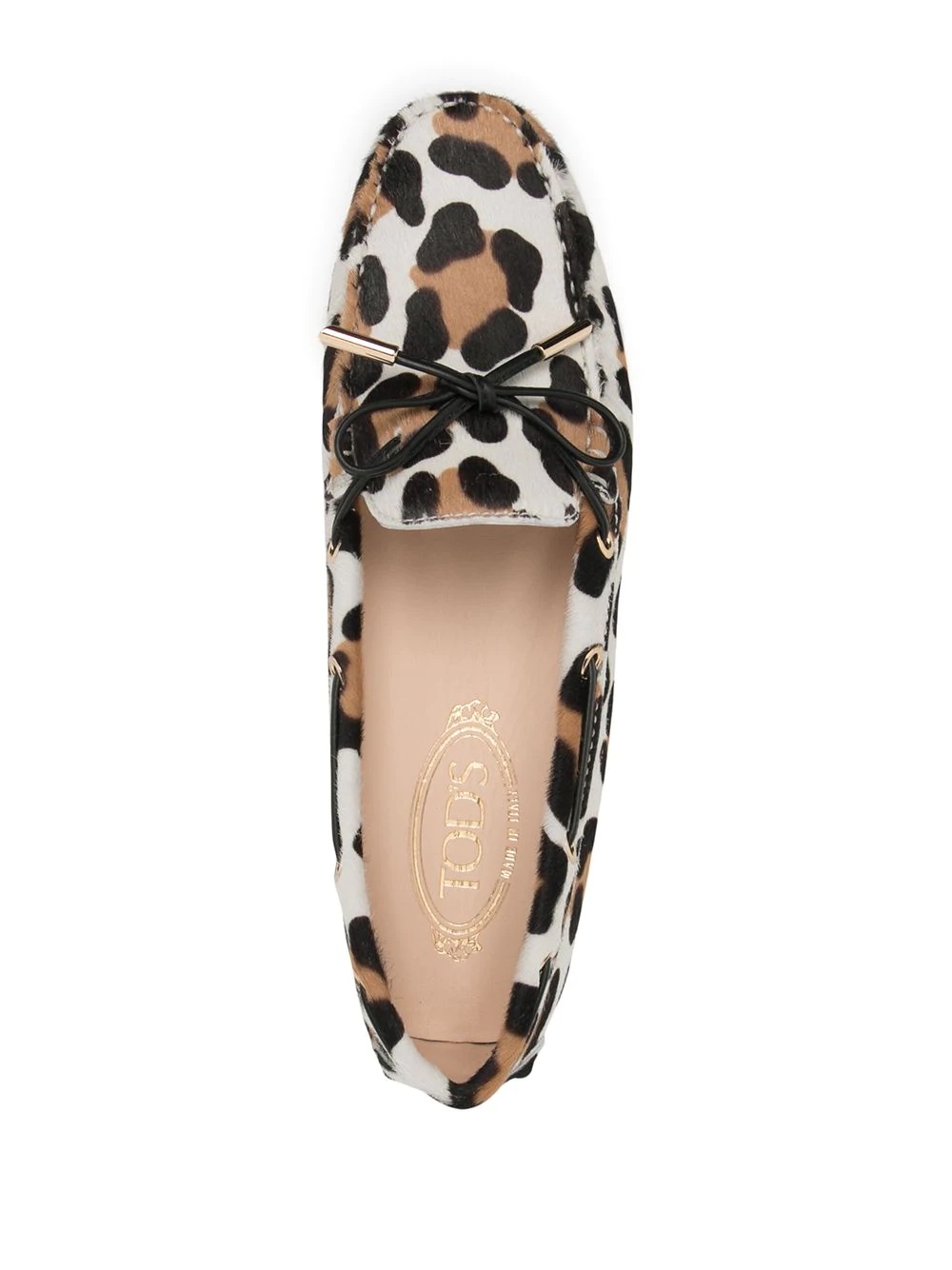 leopard-print loafers - 4