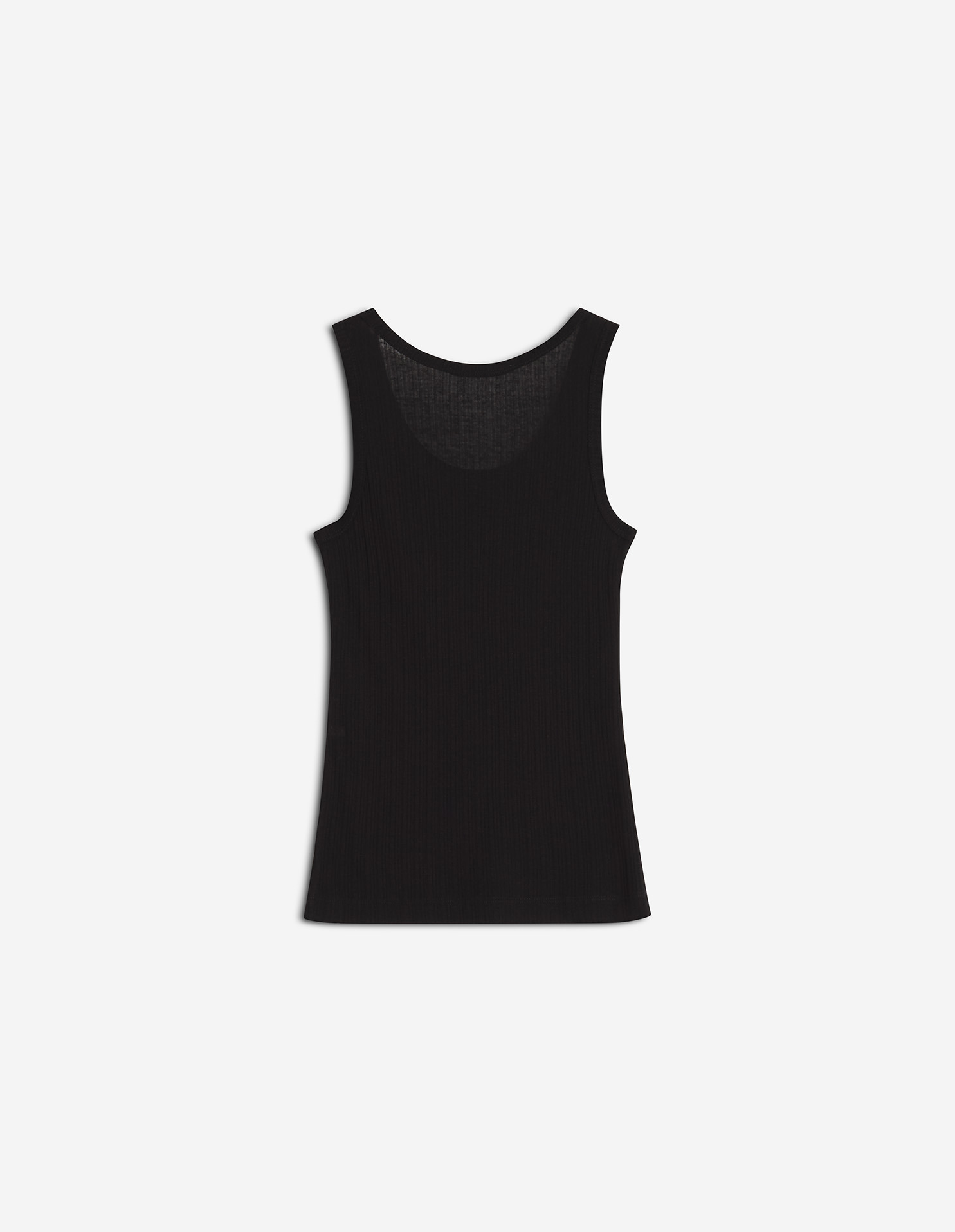 MAISON KITSUNE HANDWRITING RIBBED TANK TOP - 6