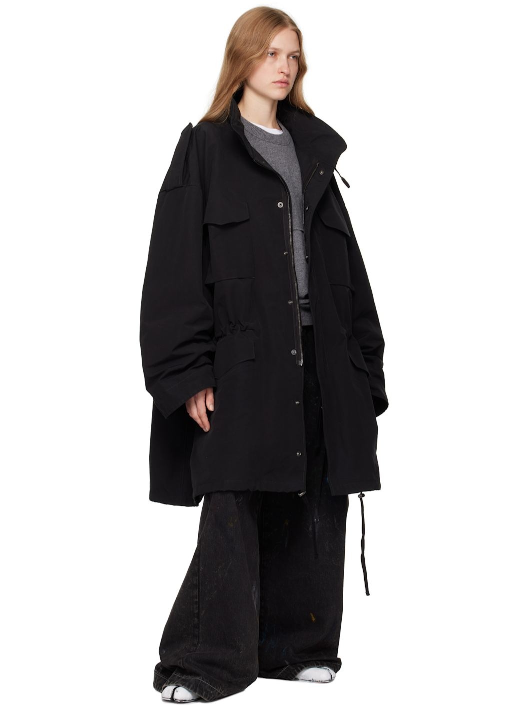 Black Hooded Jacket - 5