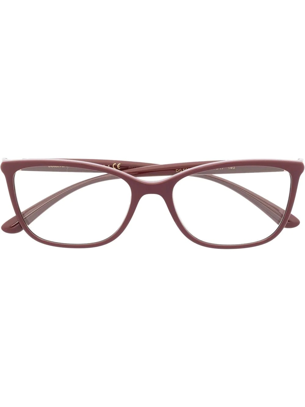 rectangular-frame glasses - 1