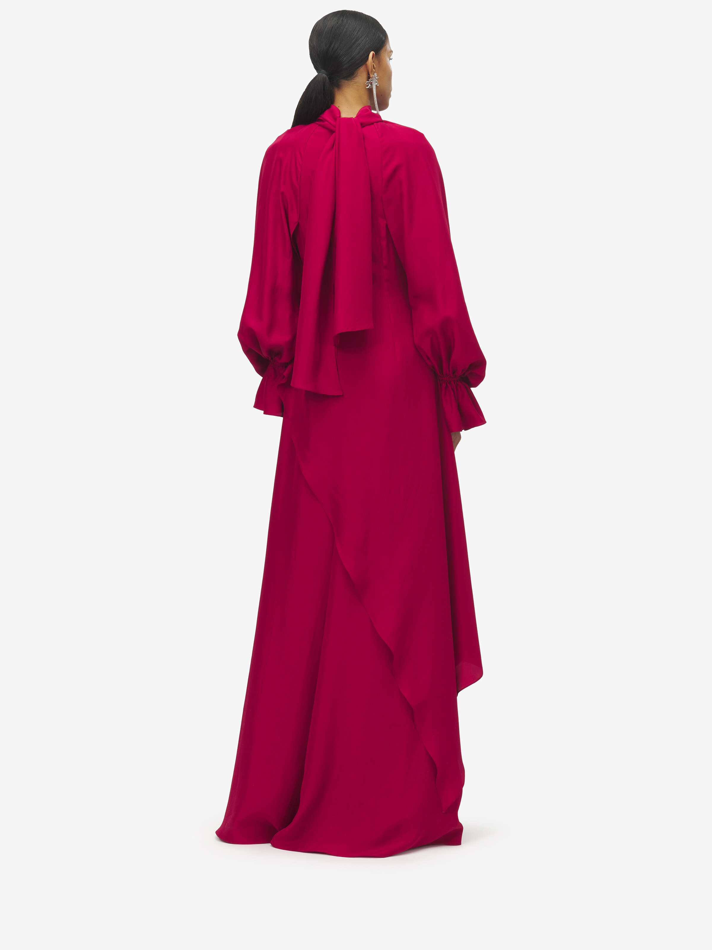Draped Evening Dress - 4