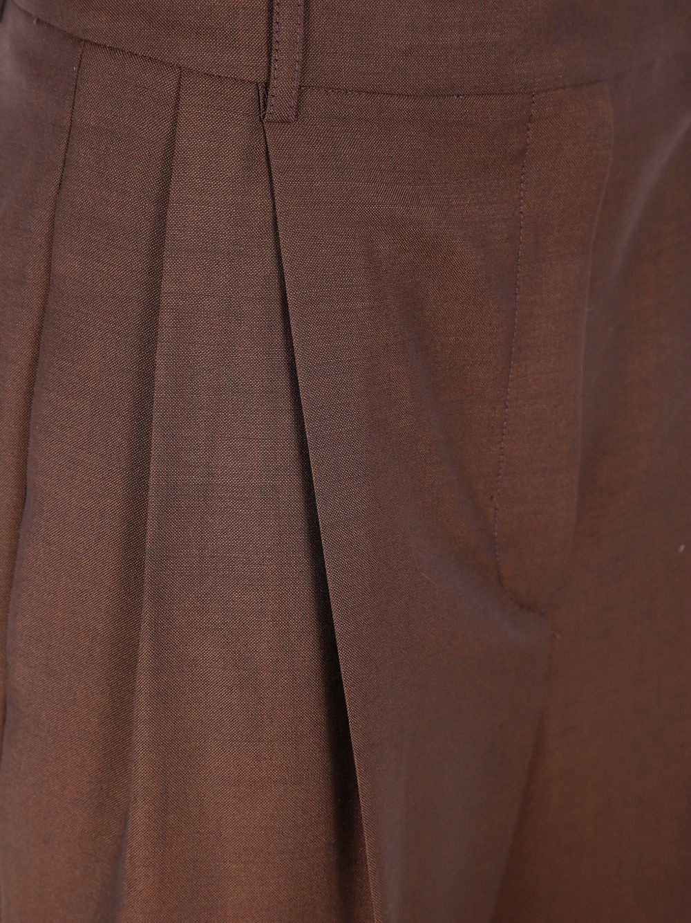 pleated-details trousers - 3