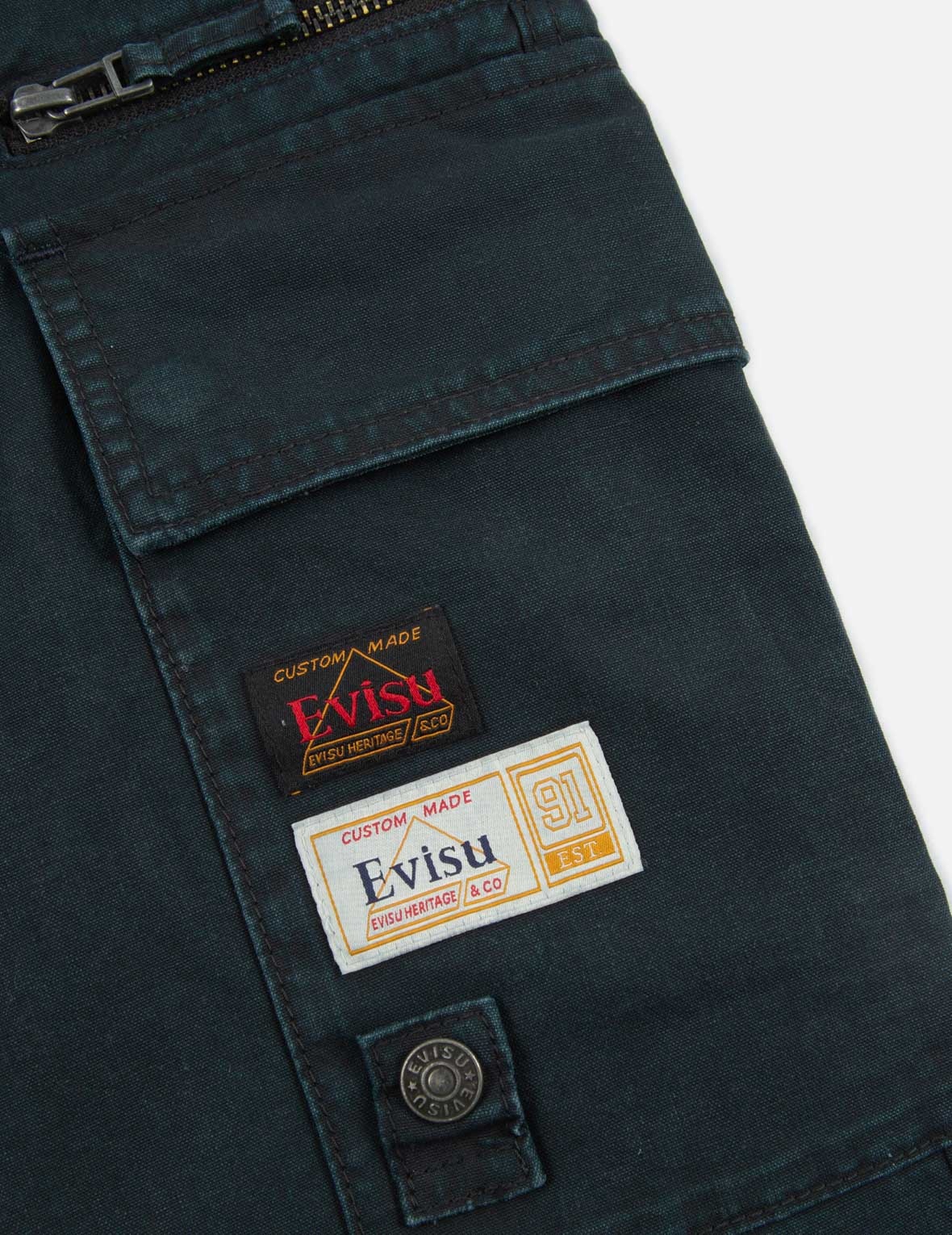 FABRIC BLOCKING CARGO JOGGER PANTS - 7