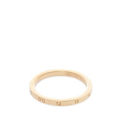 Maison Margiela Maison Margiela Embossed Number Logo Slim Band Ring outlook