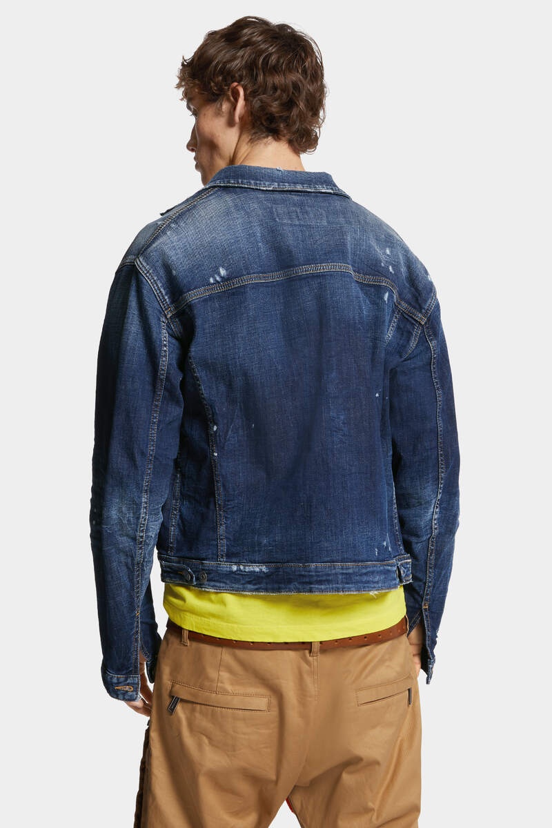 DARK PERFECT WASH OVER JEAN JACKET - 4