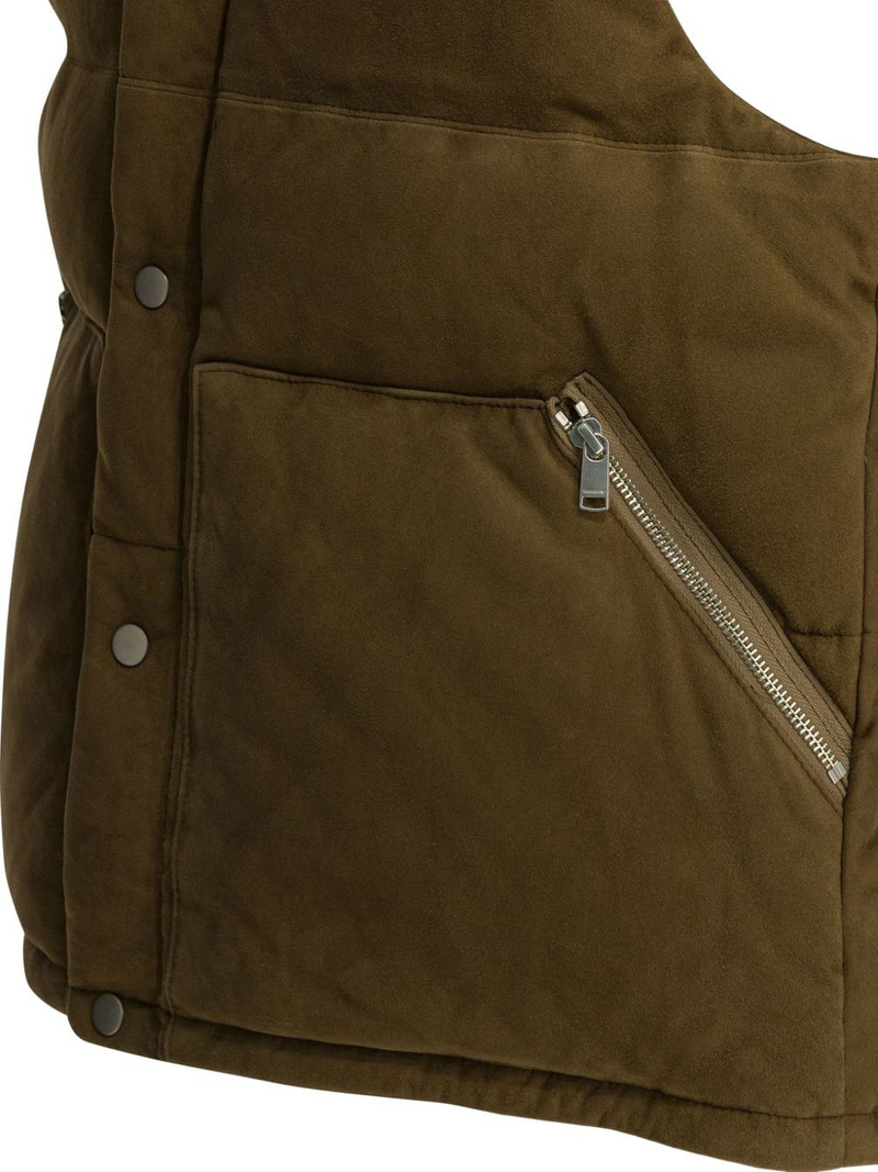 zip-pocket buttoned gilet 4
