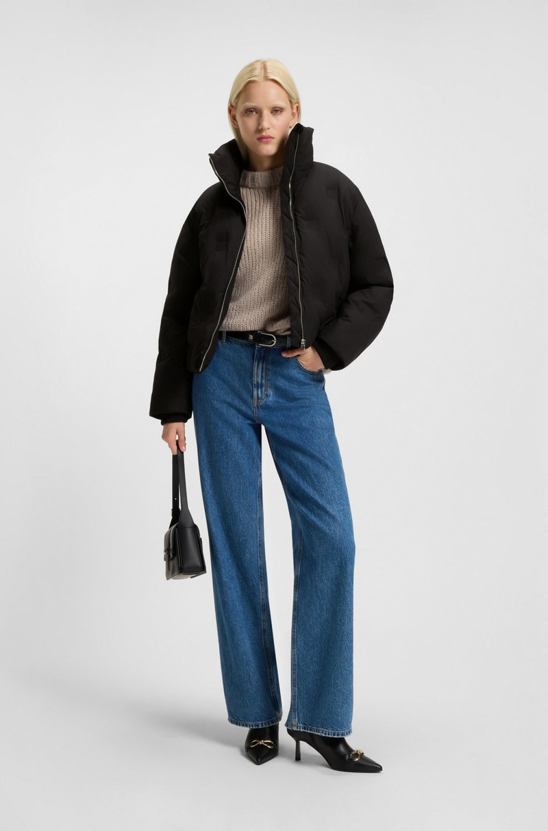 HUGO STACKED-LOGO JACKET WITH WATER-REPELLENT FINISH outlook