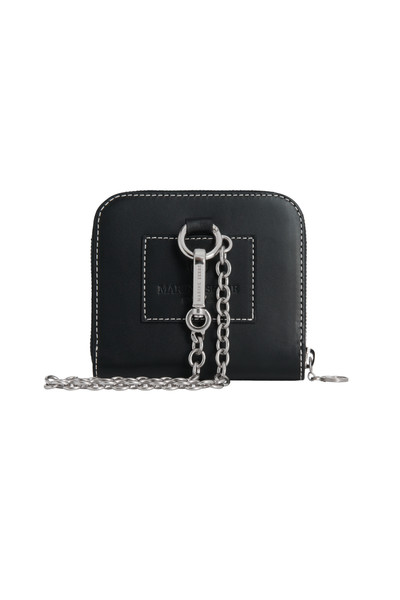 Marine Serre Vegetable Tanned Leather Chain Wallet outlook