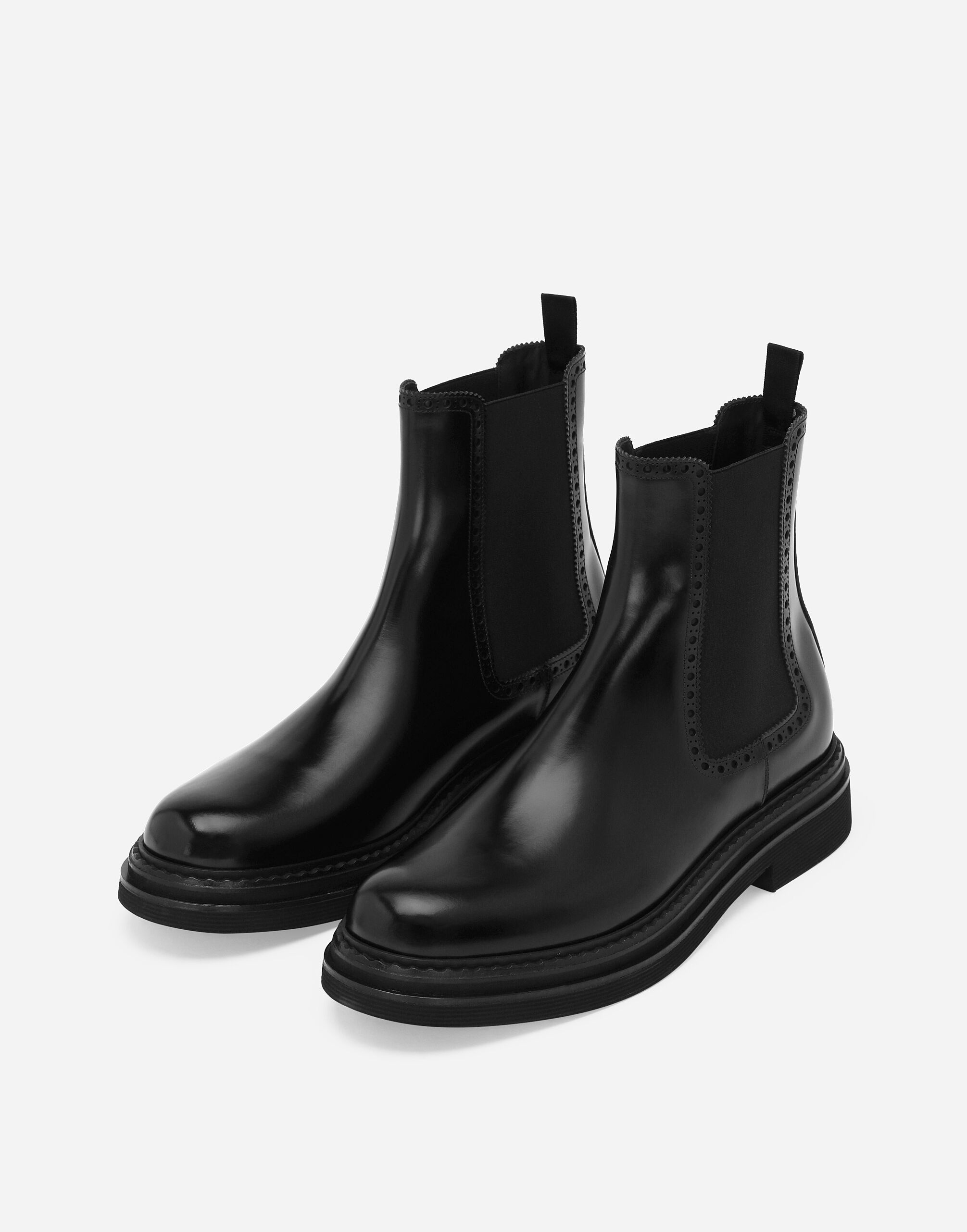 Brushed calfskin ankle boots - 4