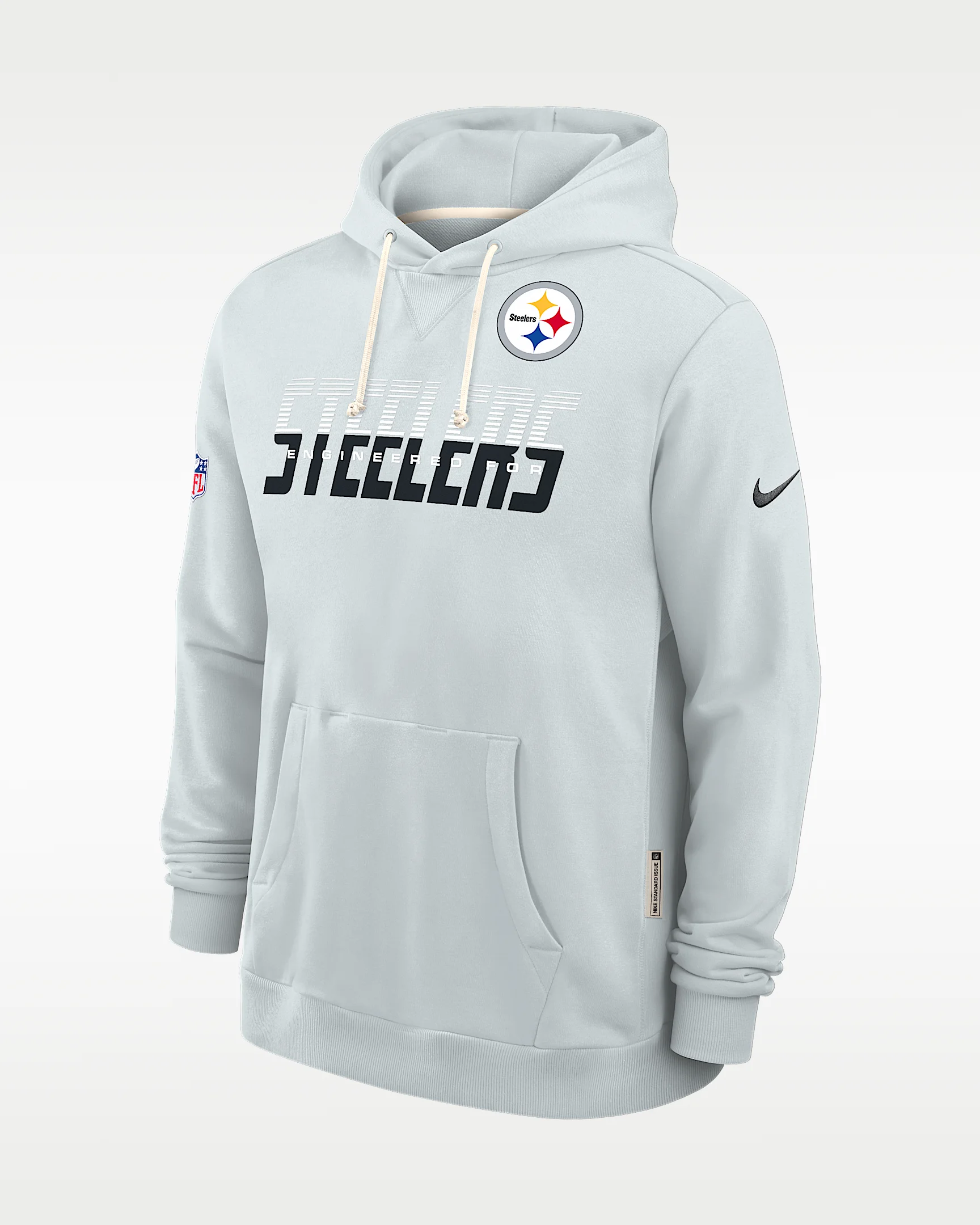 Pittsburgh Steelers Sideline Standard Issue Men's Nike Dri-FIT NFL Pullover Hoodie - 1