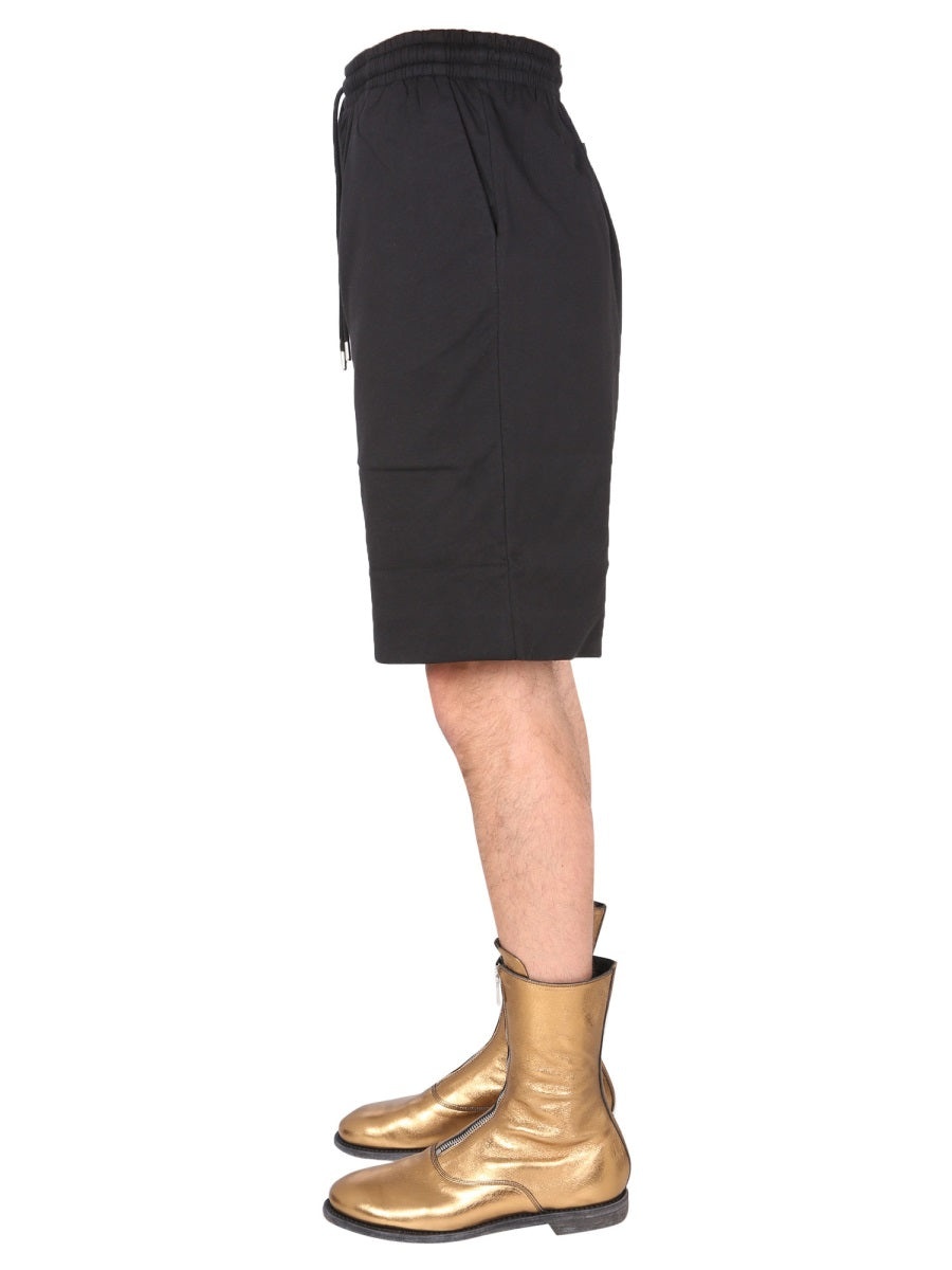 Dries Van Noten Men Cotton Blend Sweat Shorts - 2