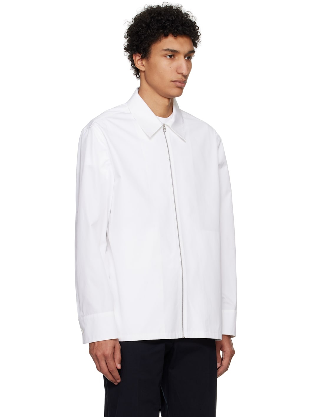 White Zip Shirt - 2