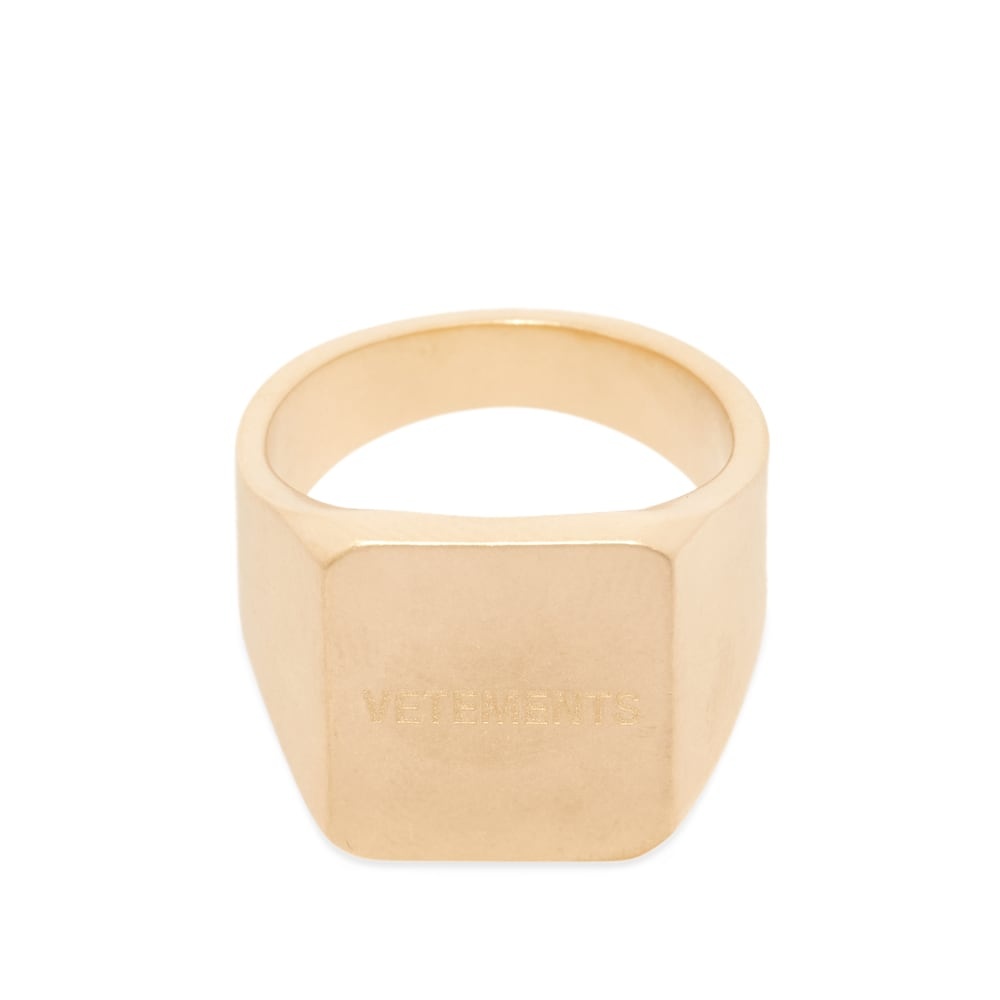 Vetements Classic Logo Ring - 1