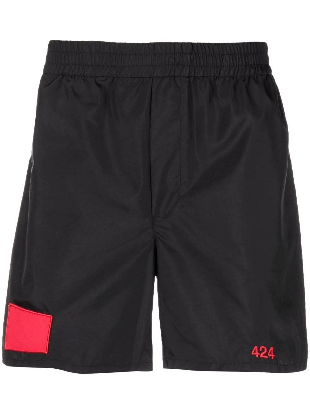 patch-detail track shorts - 1