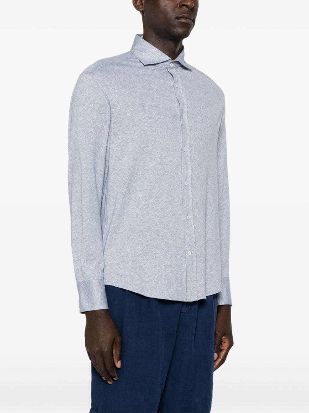 mÃ©lange ribbed shirt - 3