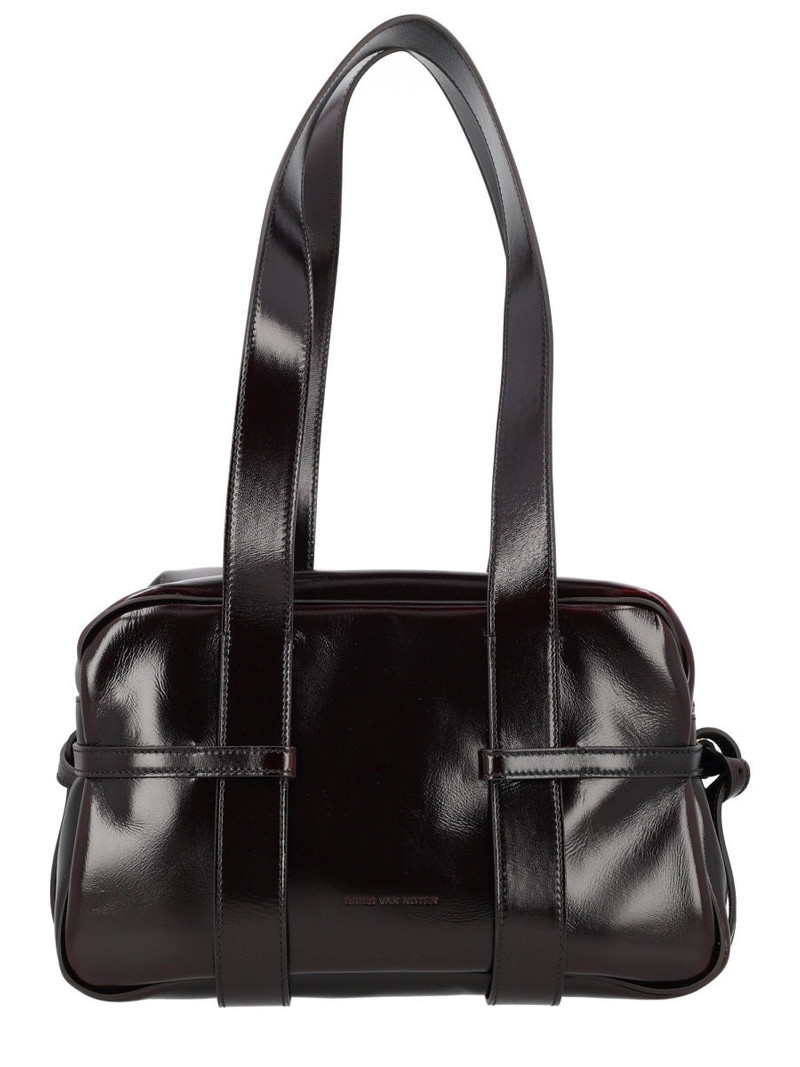 DRIES VAN NOTEN Printed Satin Shoulder Bag 1