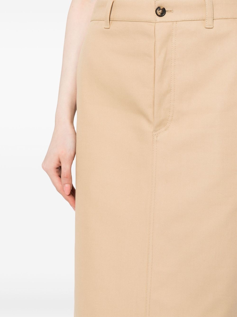 Drill Column maxi skirt - 5