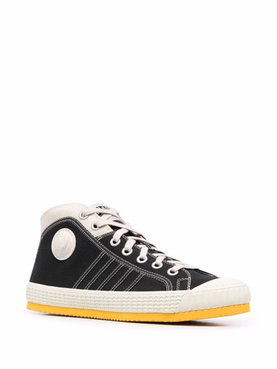 Diesel high-top lace-up sneakers outlook