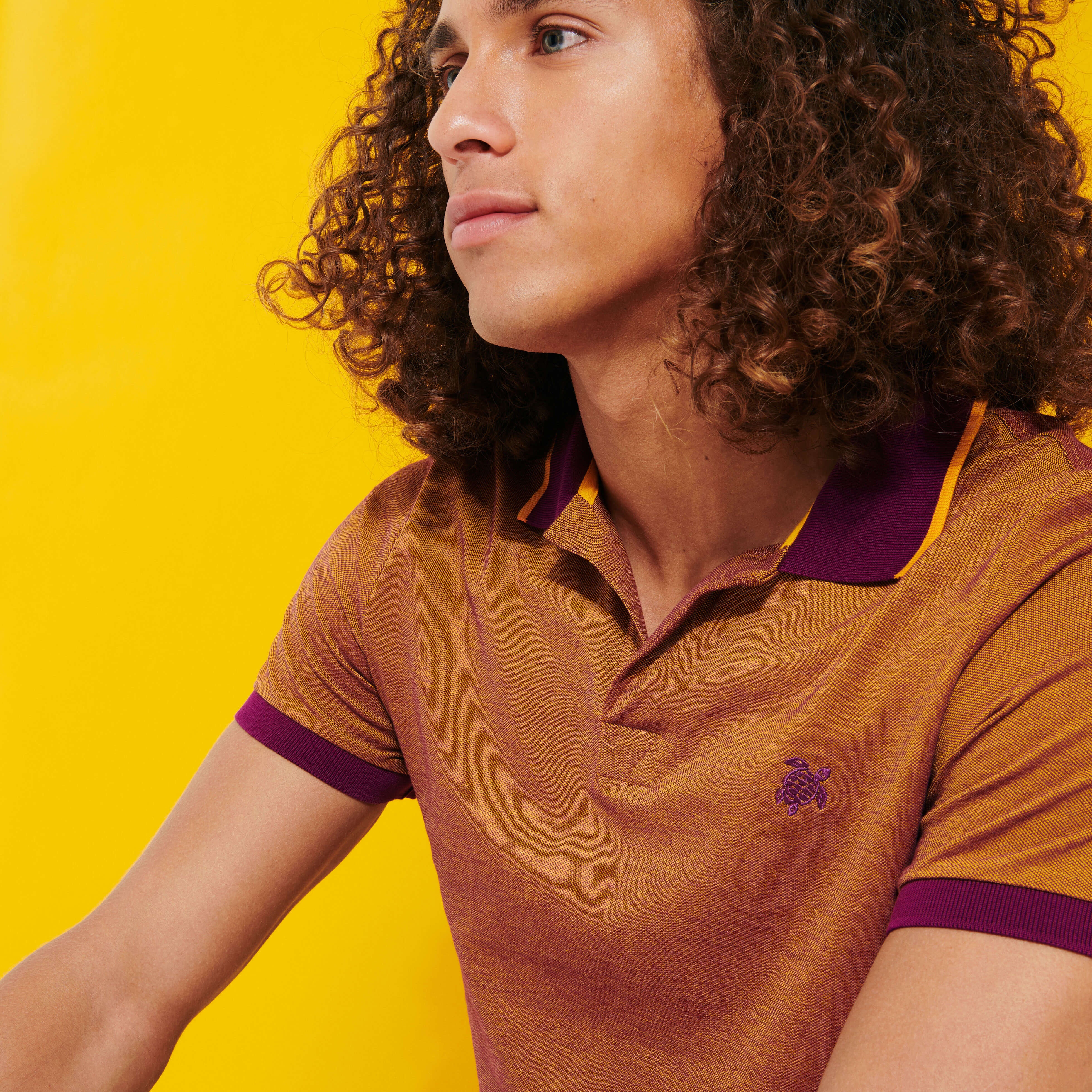 Men Changing Cotton Pique Polo Shirt Solid - 6