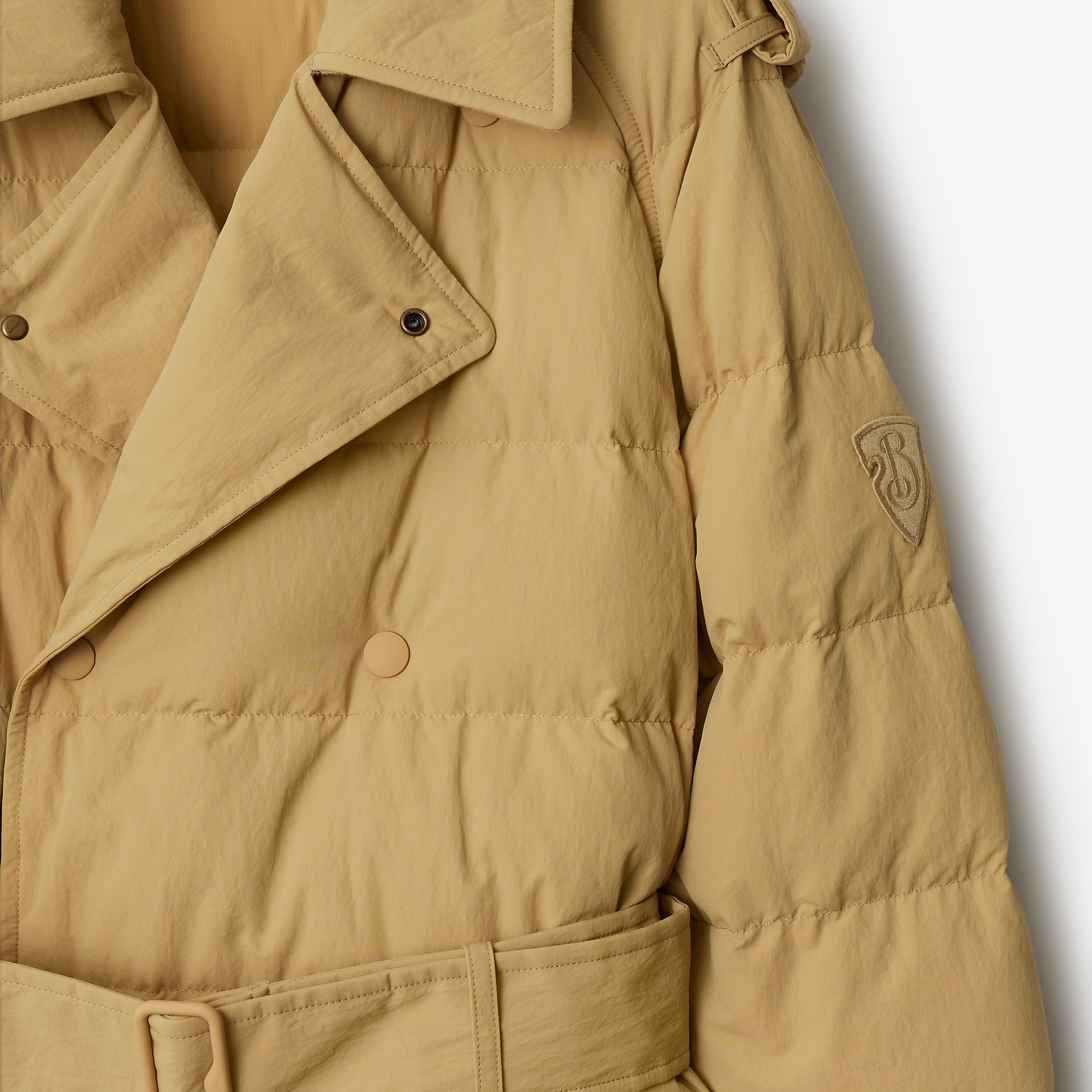 Burberry Mid-length Nylon Puffer Coat | REVERSIBLE