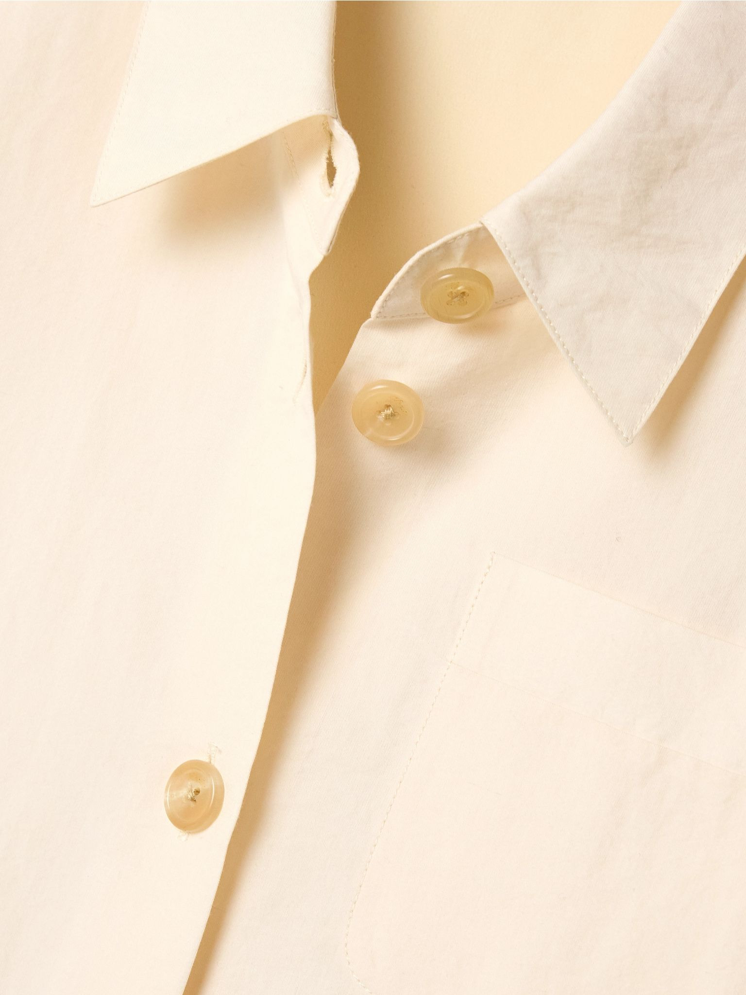 Effy silk and cotton-blend organza midi shirt dress Cream - 4