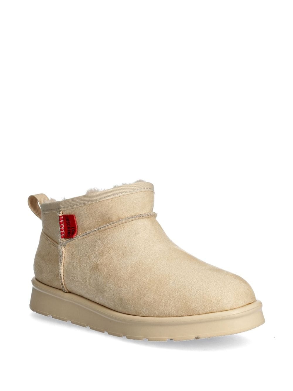 logo-patch boots - 2