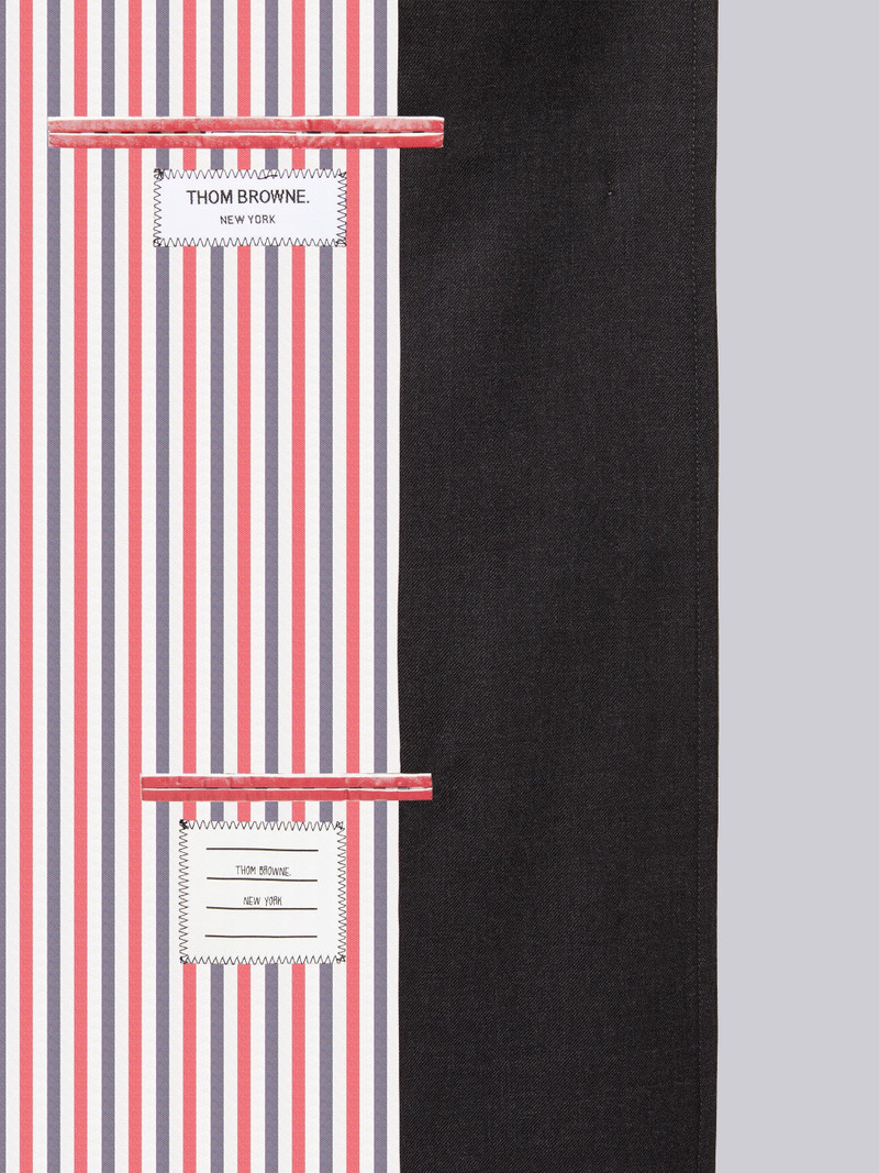 Charcoal Super 120's Twill Oversized Chesterfield Coat 6