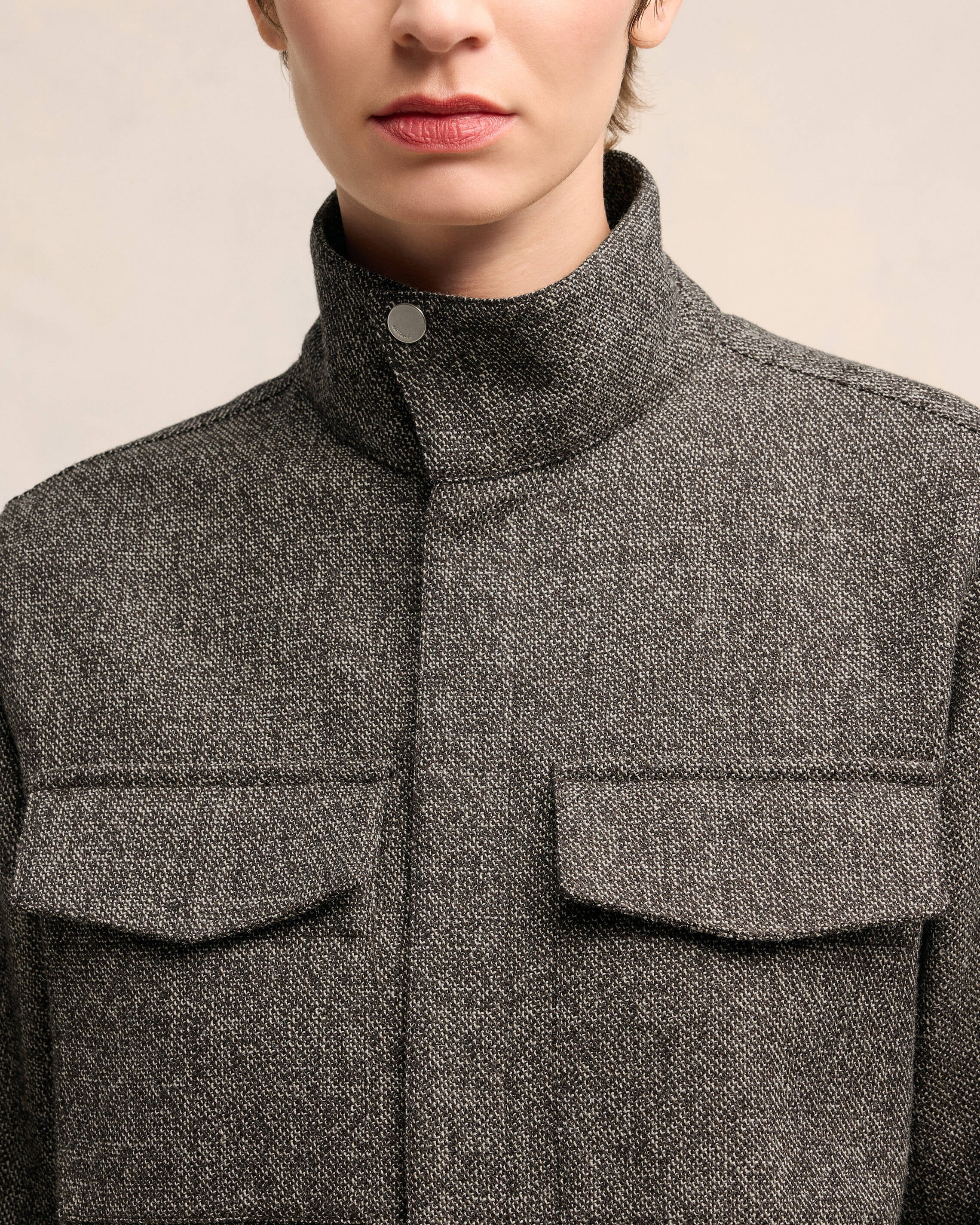 HIGH COLLAR SHIRT - 4